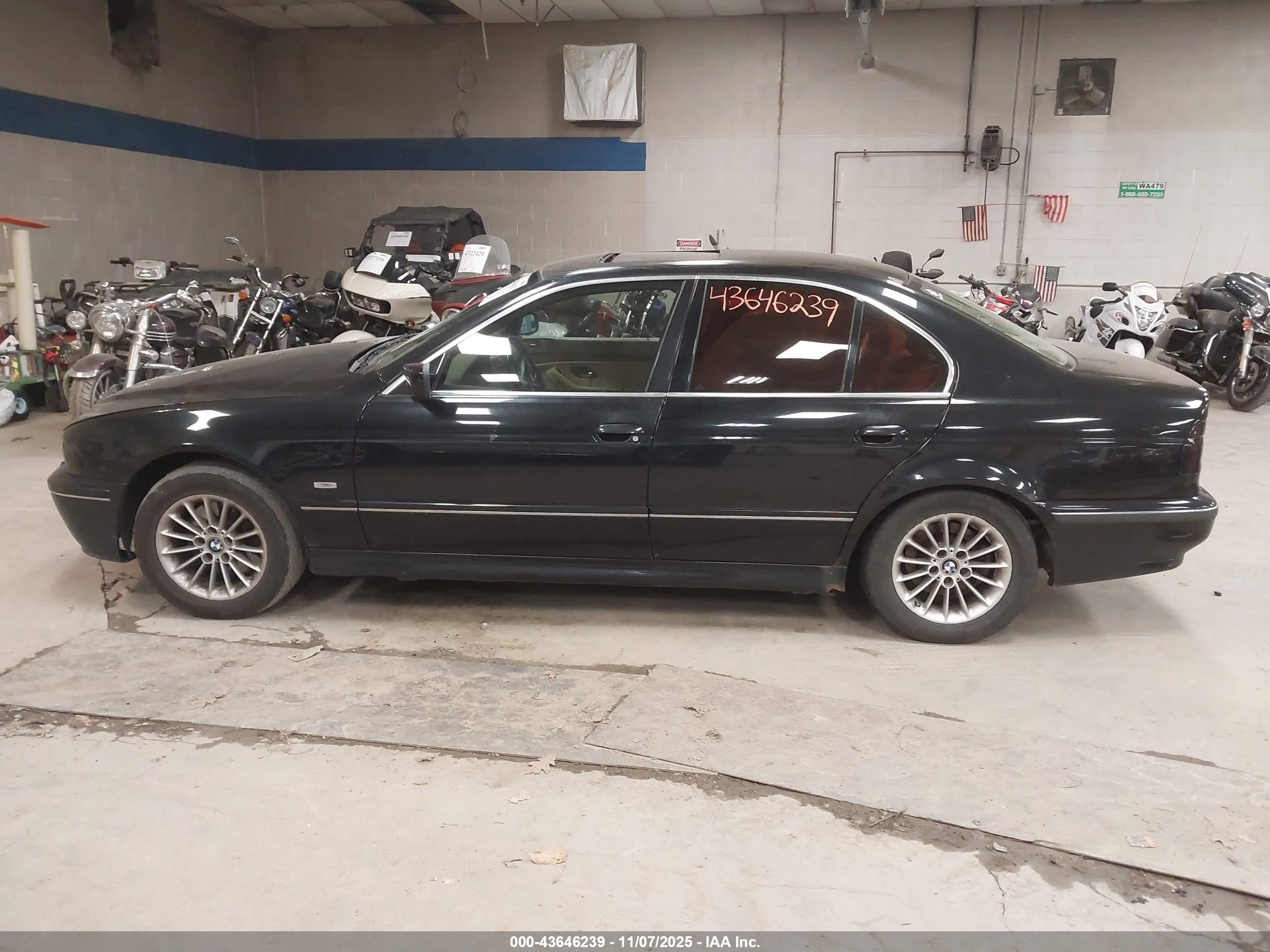 2002 Bmw 540ia   Черный vin: WBADN63422GM74785