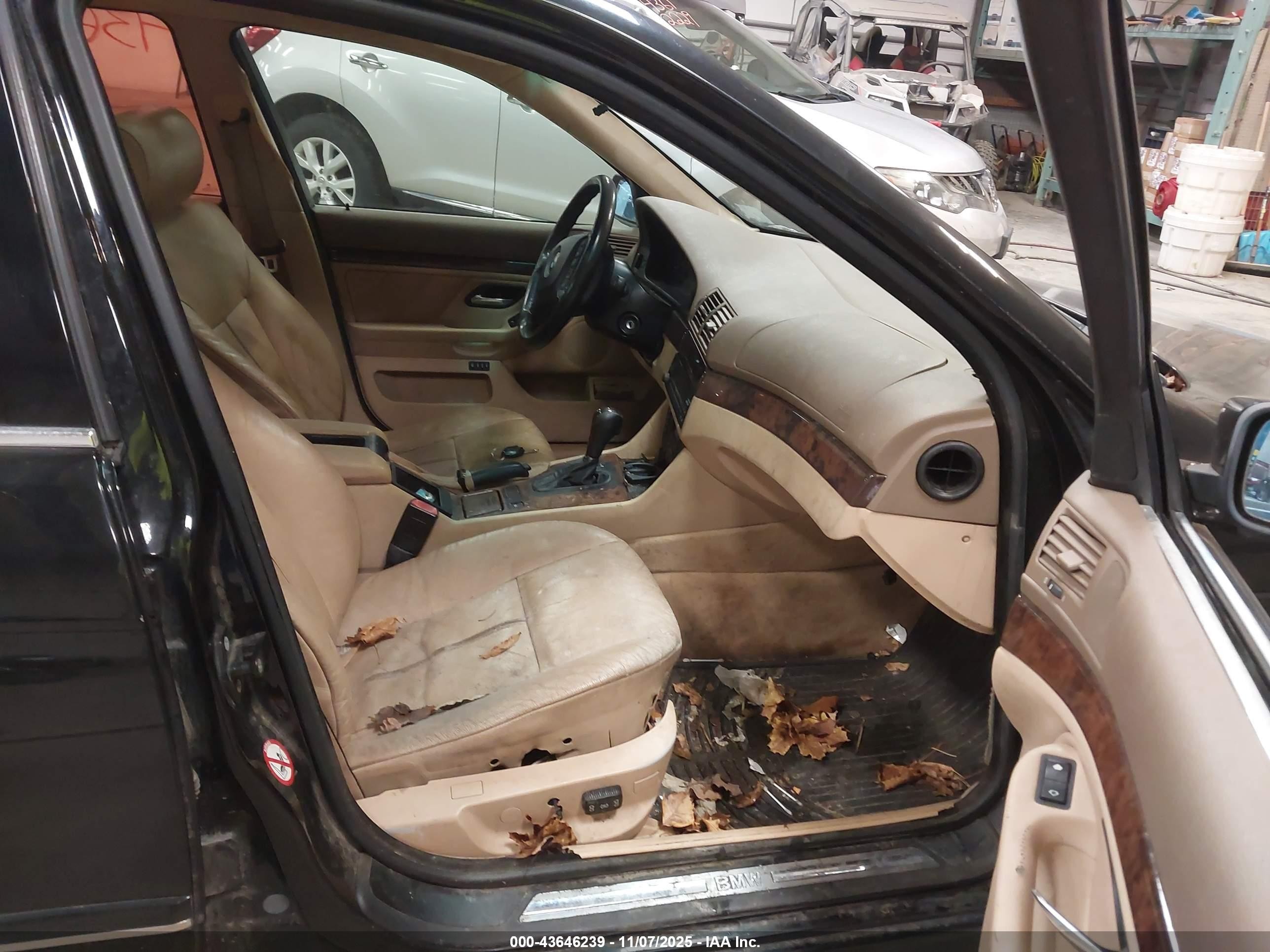 2002 Bmw 540ia   Черный vin: WBADN63422GM74785