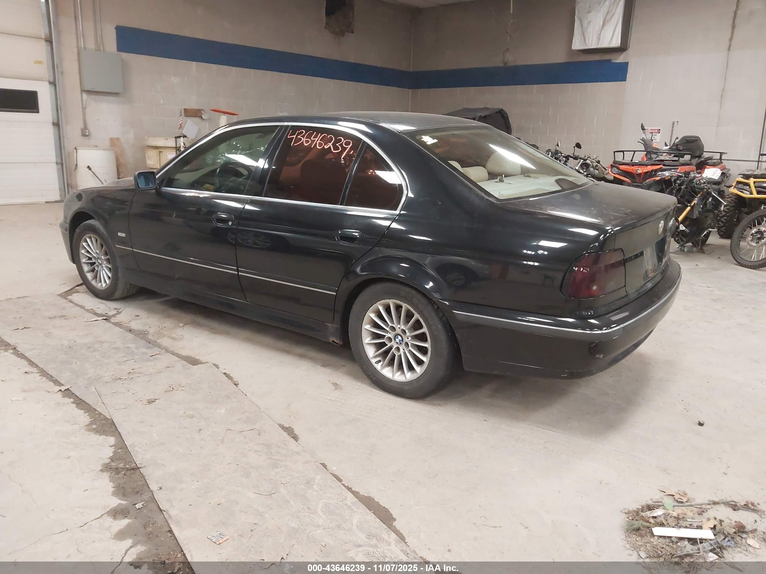 2002 Bmw 540ia   Черный vin: WBADN63422GM74785
