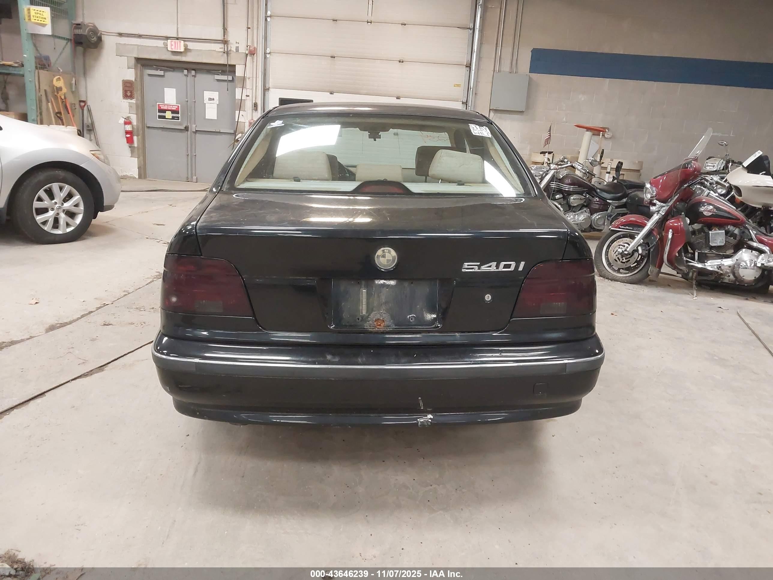 2002 Bmw 540ia   Черный vin: WBADN63422GM74785