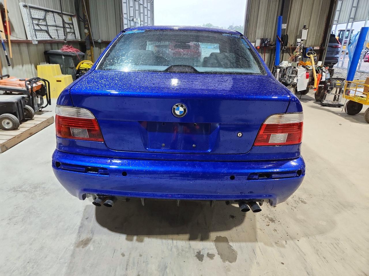 2003 Bmw 540 I Automatic Blue vin: WBADN63423GN87878