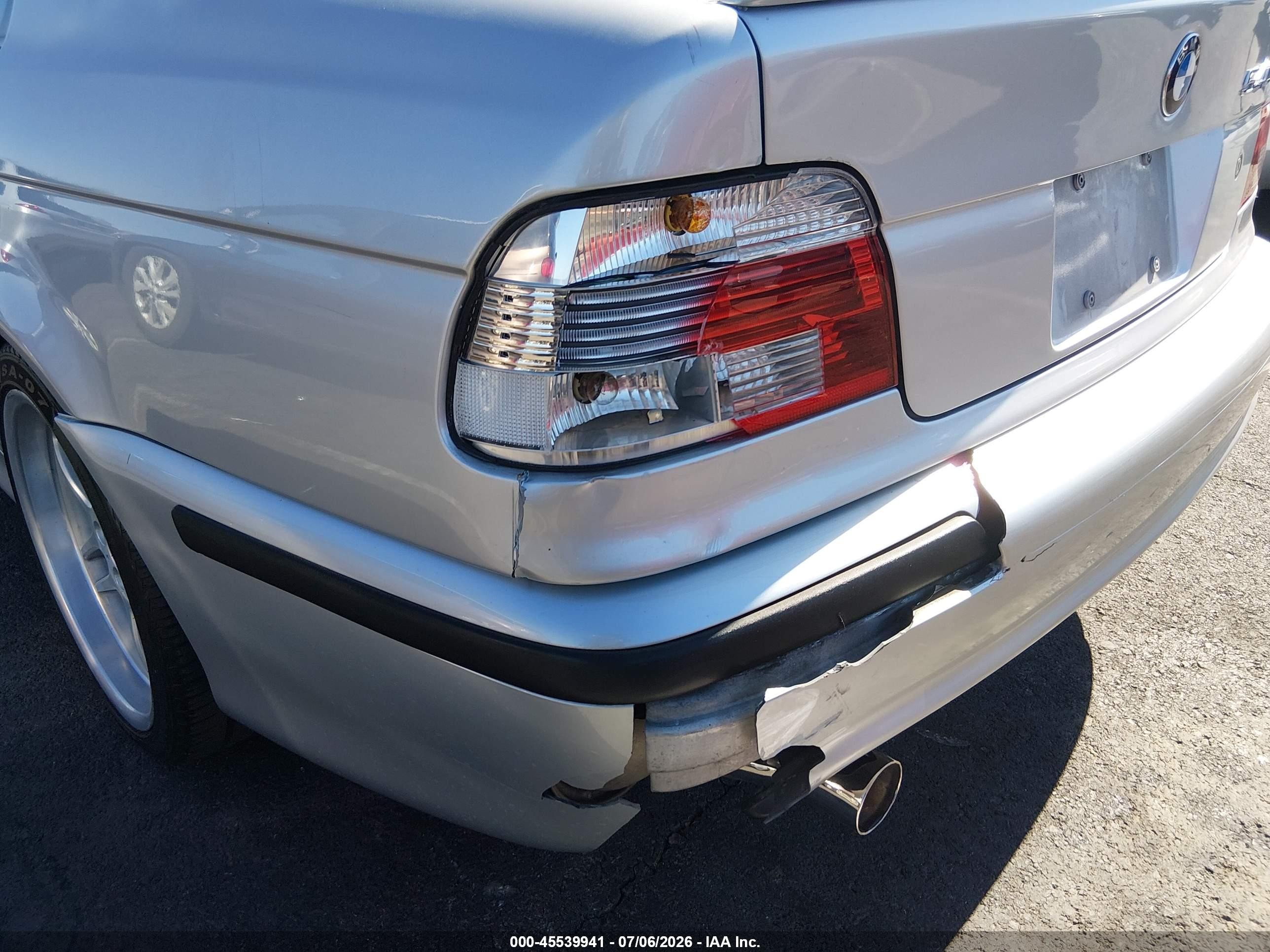 2003 Bmw 5 Series 540ia Silver vin: WBADN63423GS56704