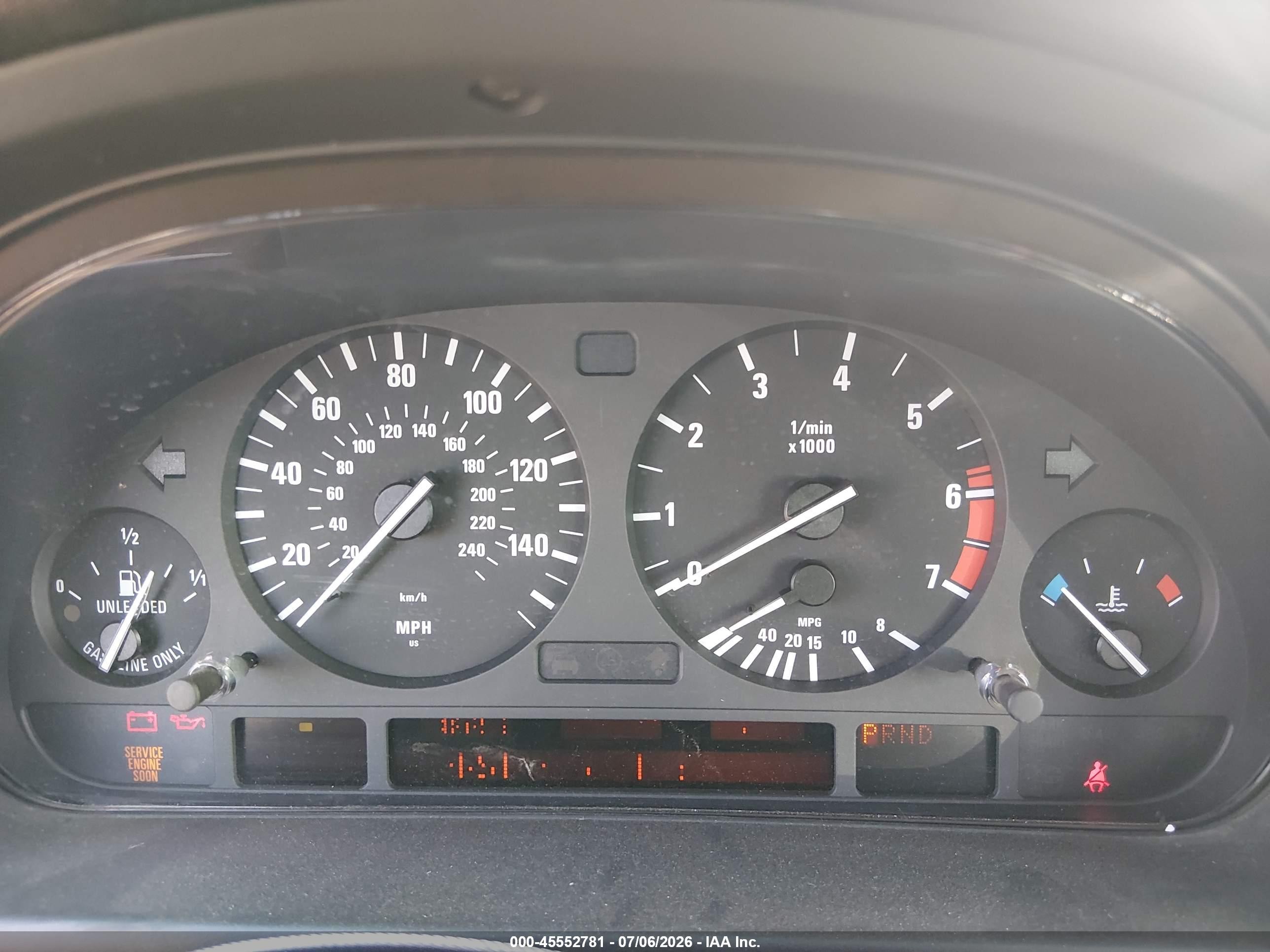 2002 Bmw 5 Series 540ia Silver vin: WBADN63432GN86673