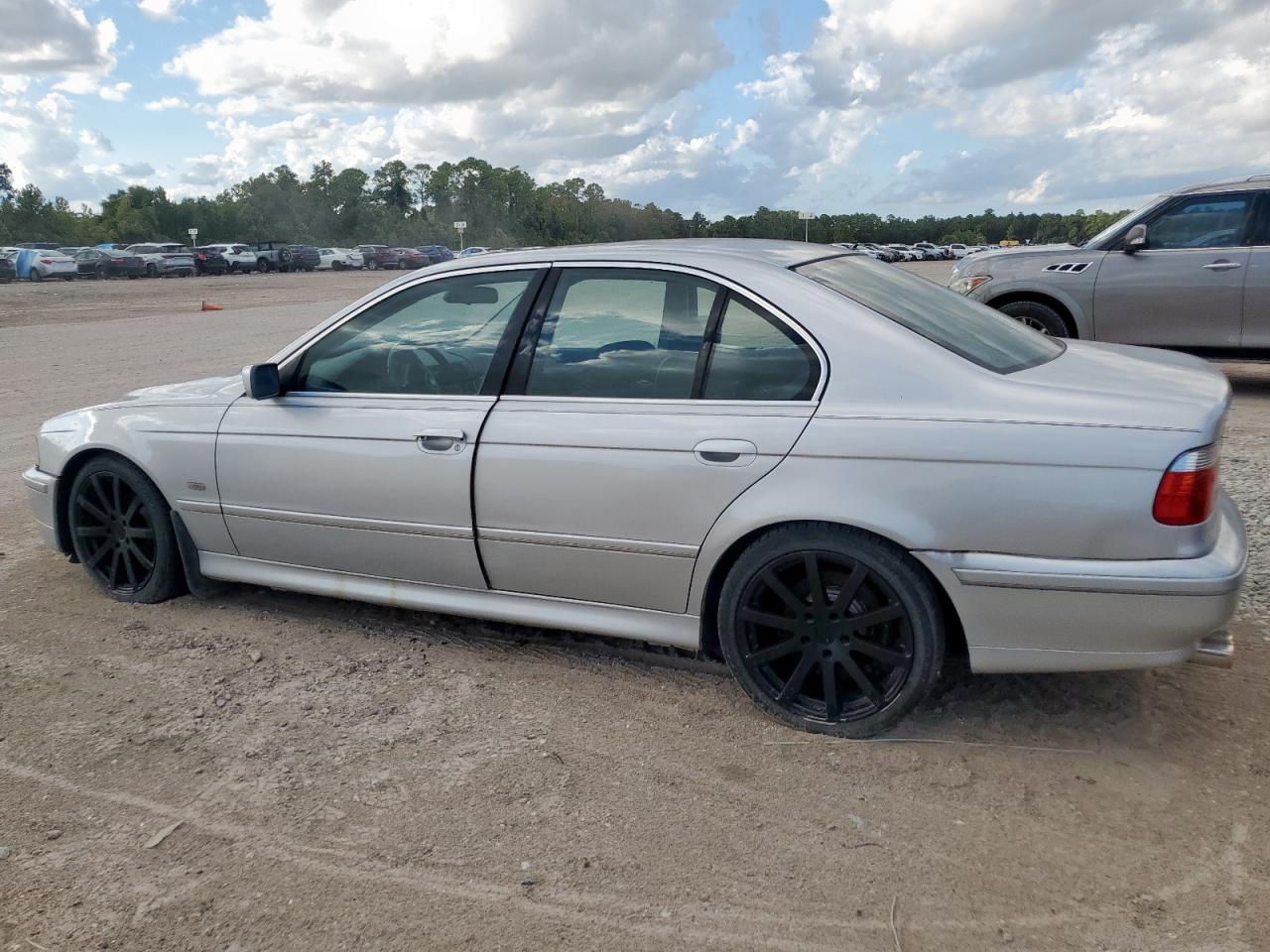 2003 Bmw 540 I Automatic Silver vin: WBADN63433GS56047