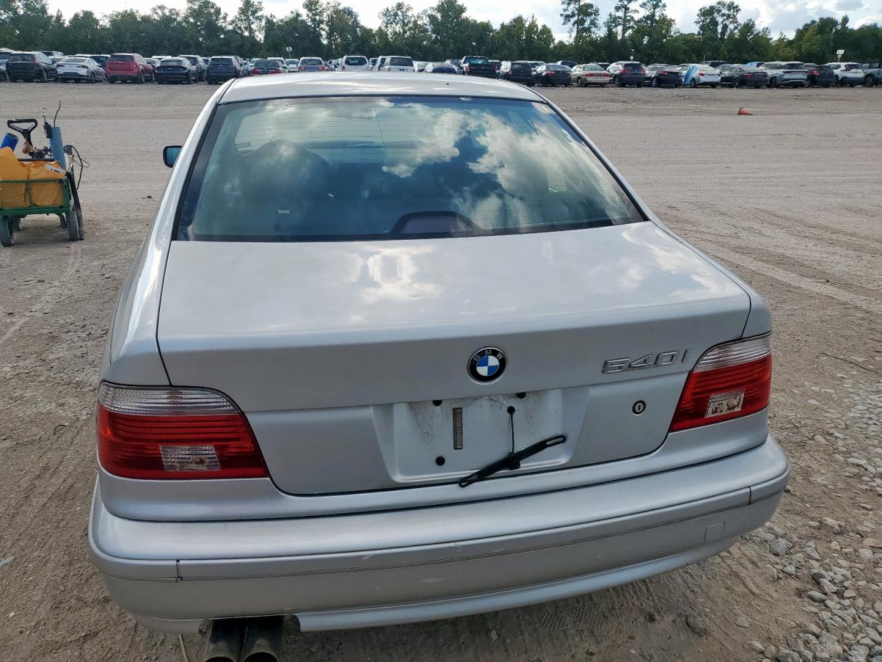 2003 Bmw 540 I Automatic Silver vin: WBADN63433GS56047