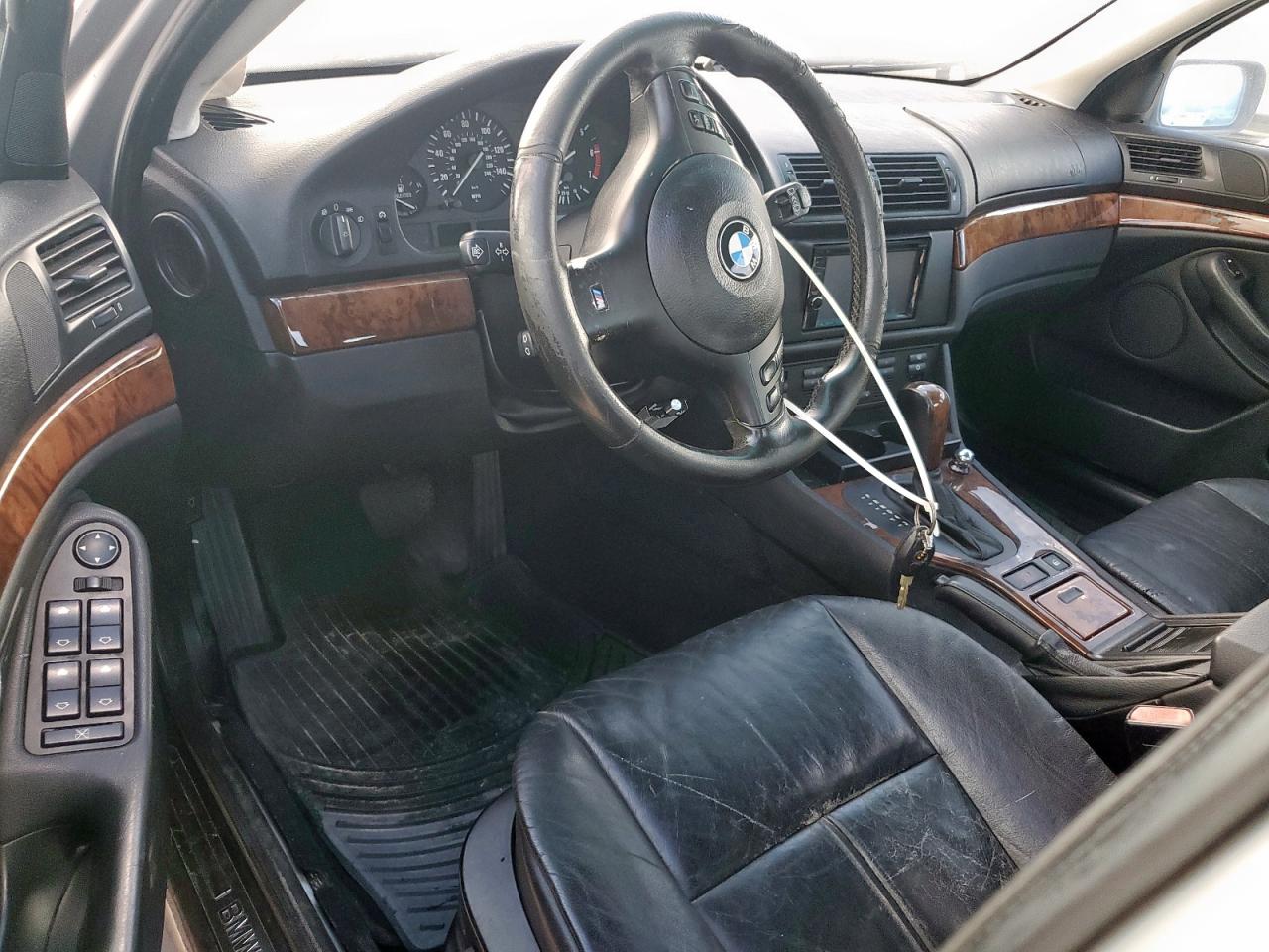 2003 Bmw 540 I Automatic Silver vin: WBADN63433GS56047
