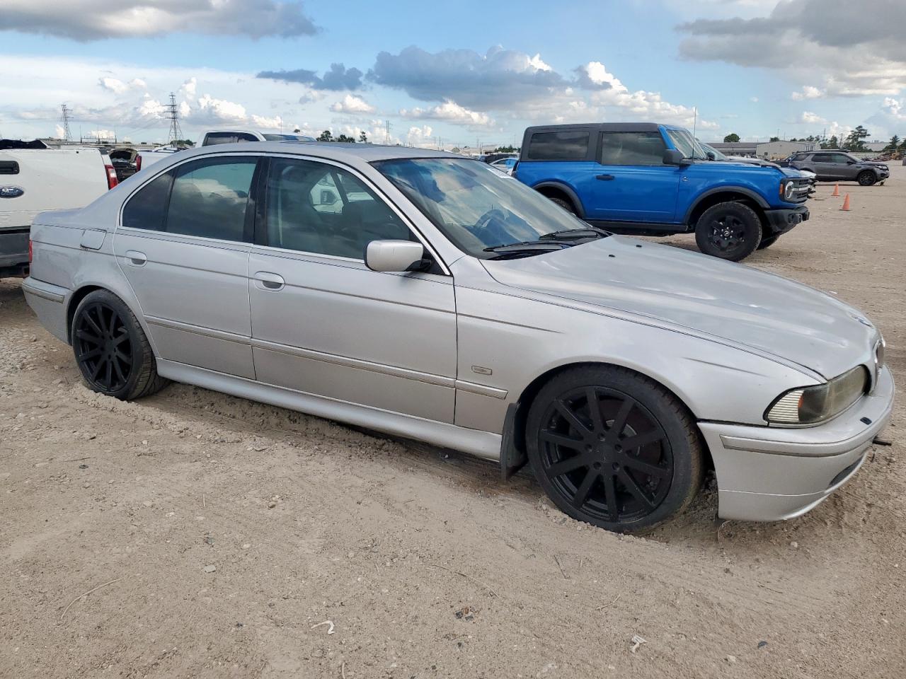 2003 Bmw 540 I Automatic Silver vin: WBADN63433GS56047