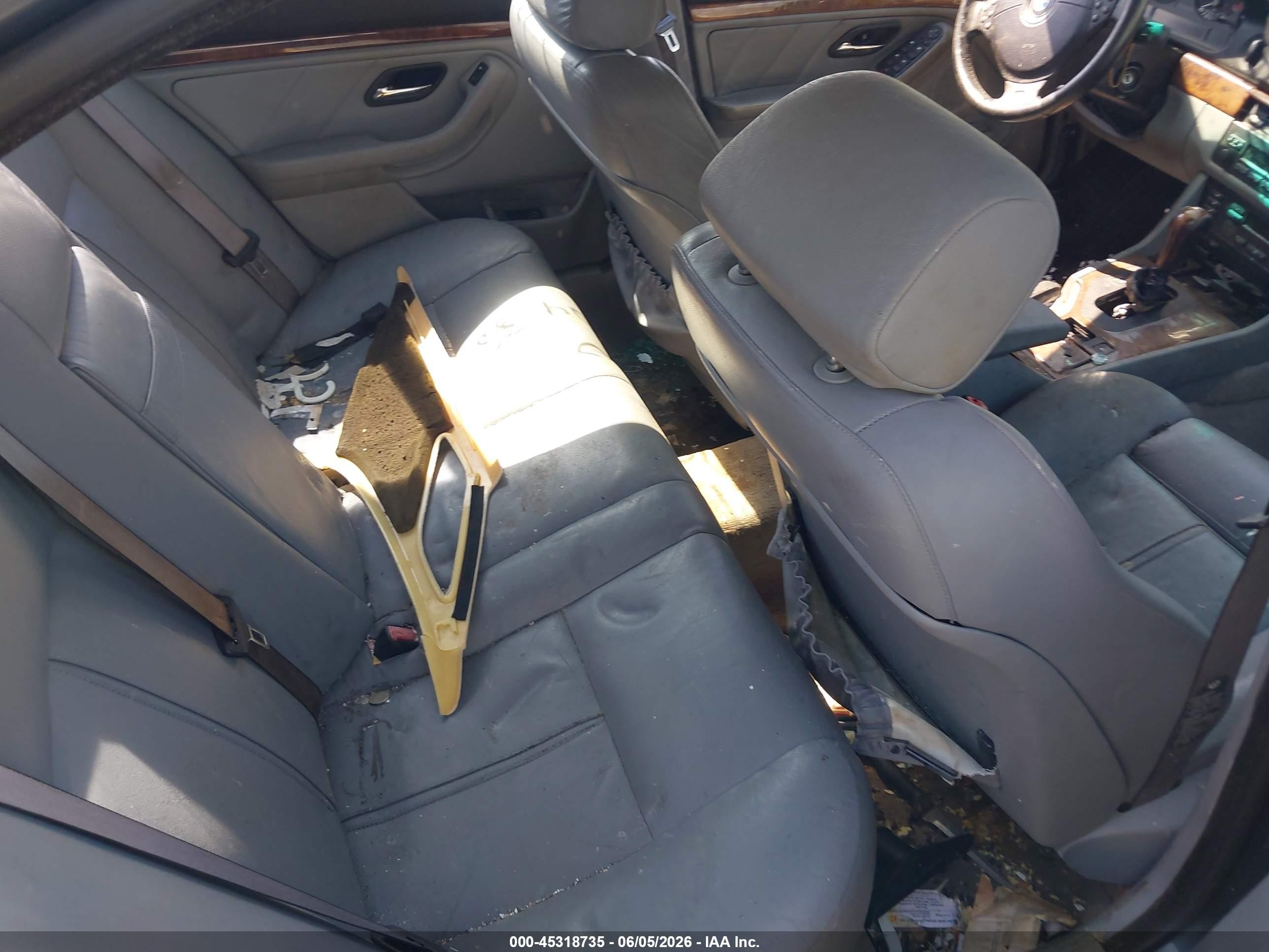 2000 Bmw 540ia   Gray vin: WBADN6343YGM69412