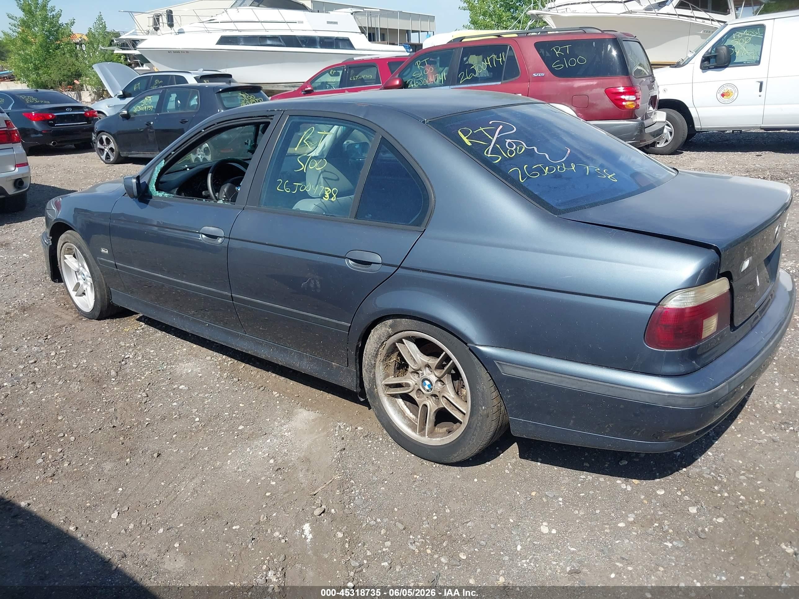 2000 Bmw 540ia   Gray vin: WBADN6343YGM69412