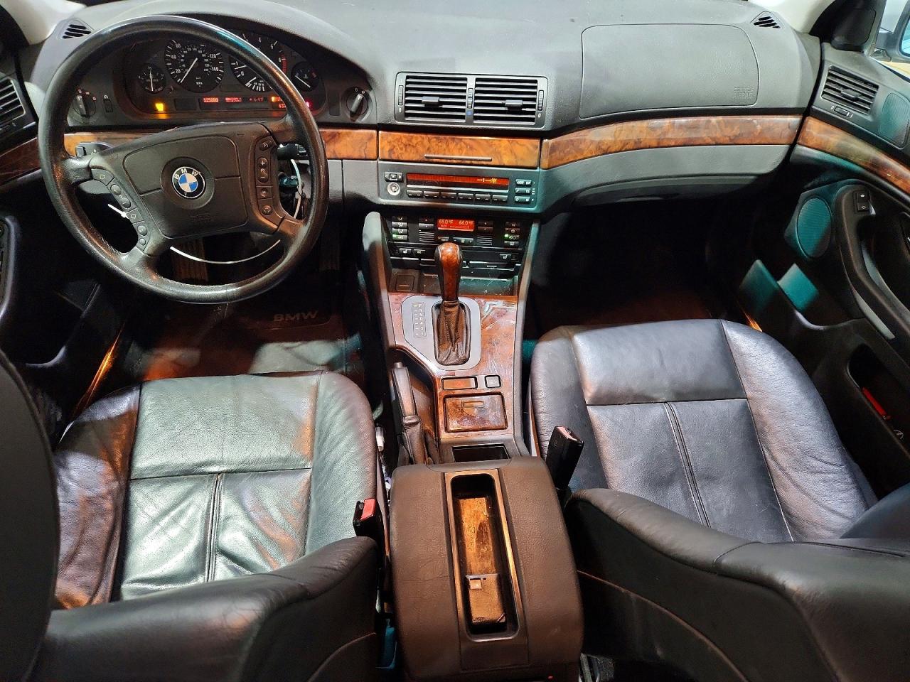2001 Bmw 540 I Automatic Silver vin: WBADN63441GM70798