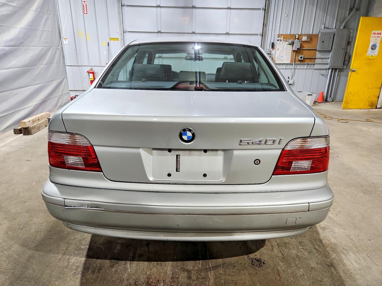 2001 Bmw 540 I Automatic Silver vin: WBADN63441GM70798
