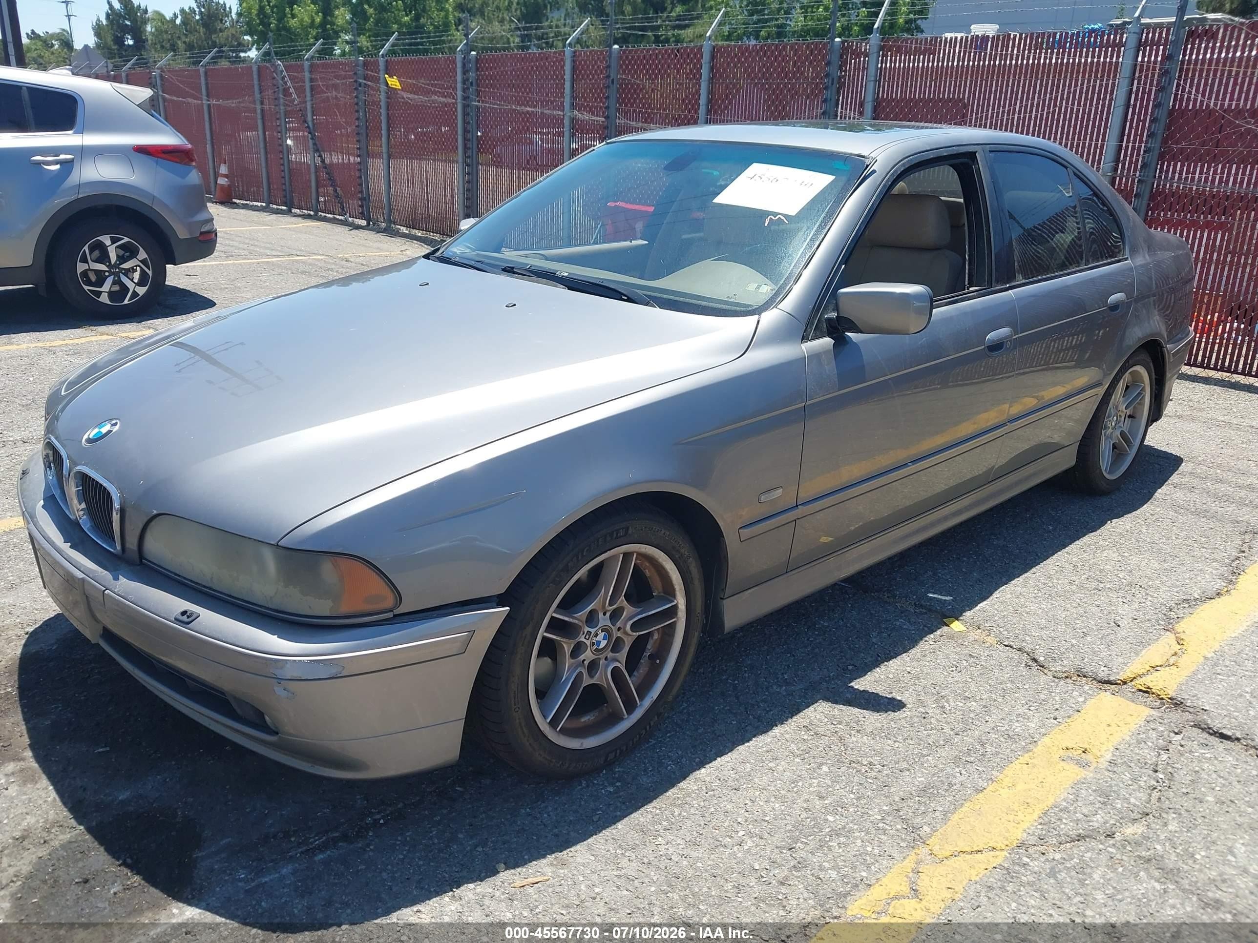 2002 Bmw 5 Series 540ia Brown vin: WBADN63442GN85693