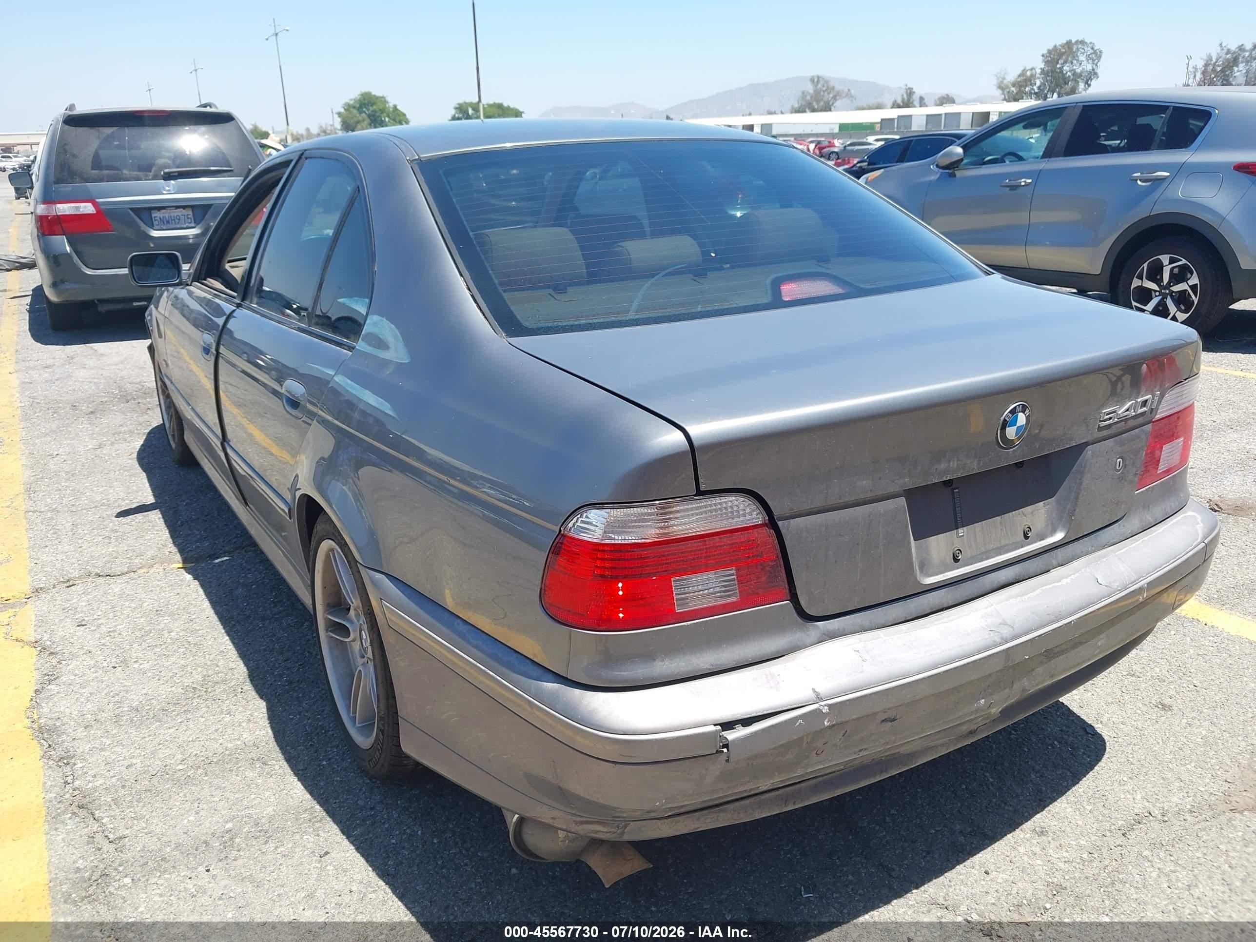 2002 Bmw 5 Series 540ia Brown vin: WBADN63442GN85693