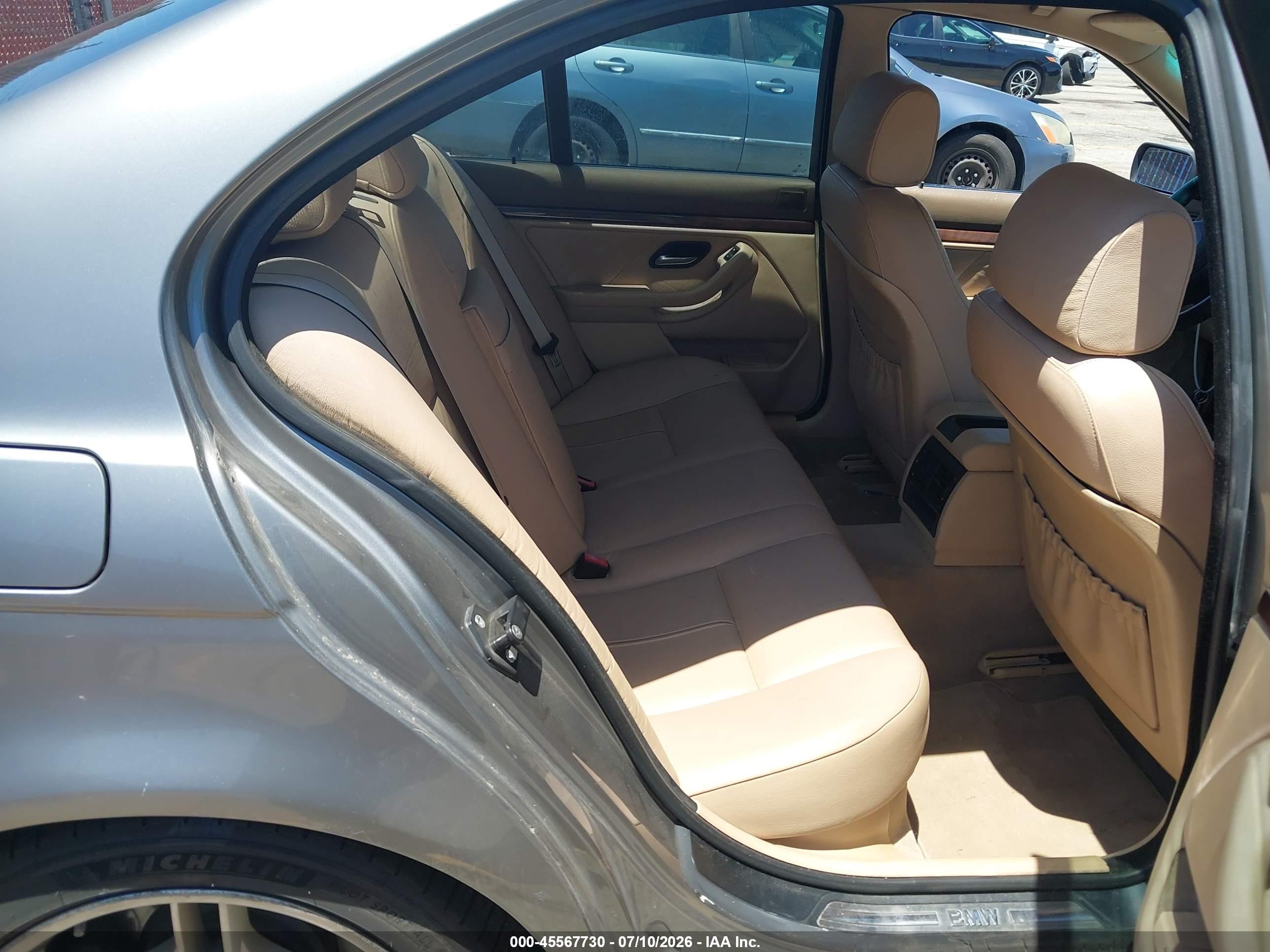 2002 Bmw 5 Series 540ia Brown vin: WBADN63442GN85693