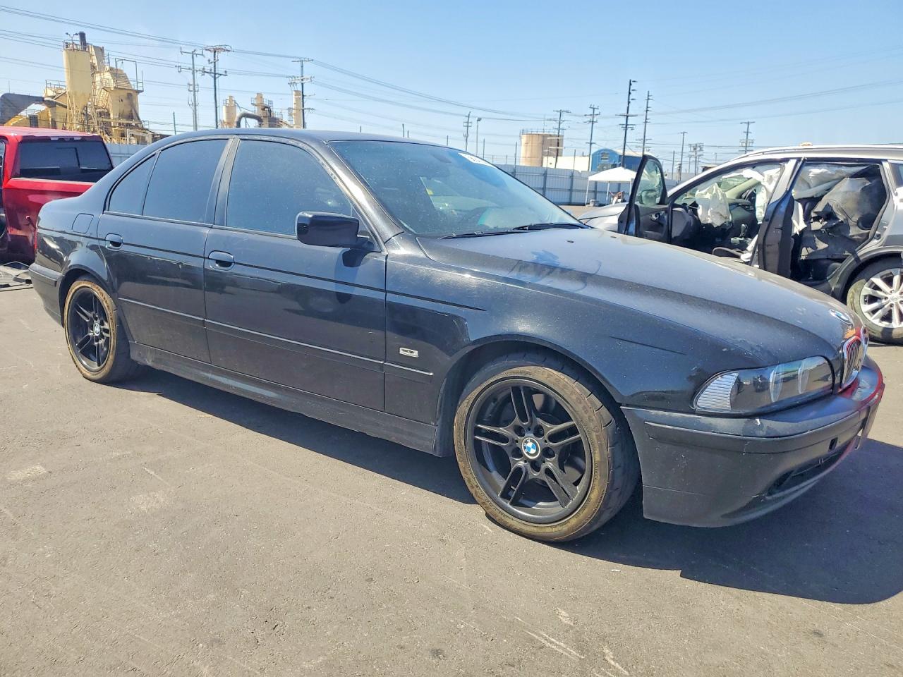 2002 Bmw 540 I Automatic Black vin: WBADN63442GN86620