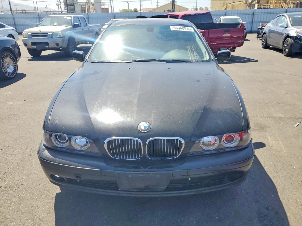 2002 Bmw 540 I Automatic Black vin: WBADN63442GN86620