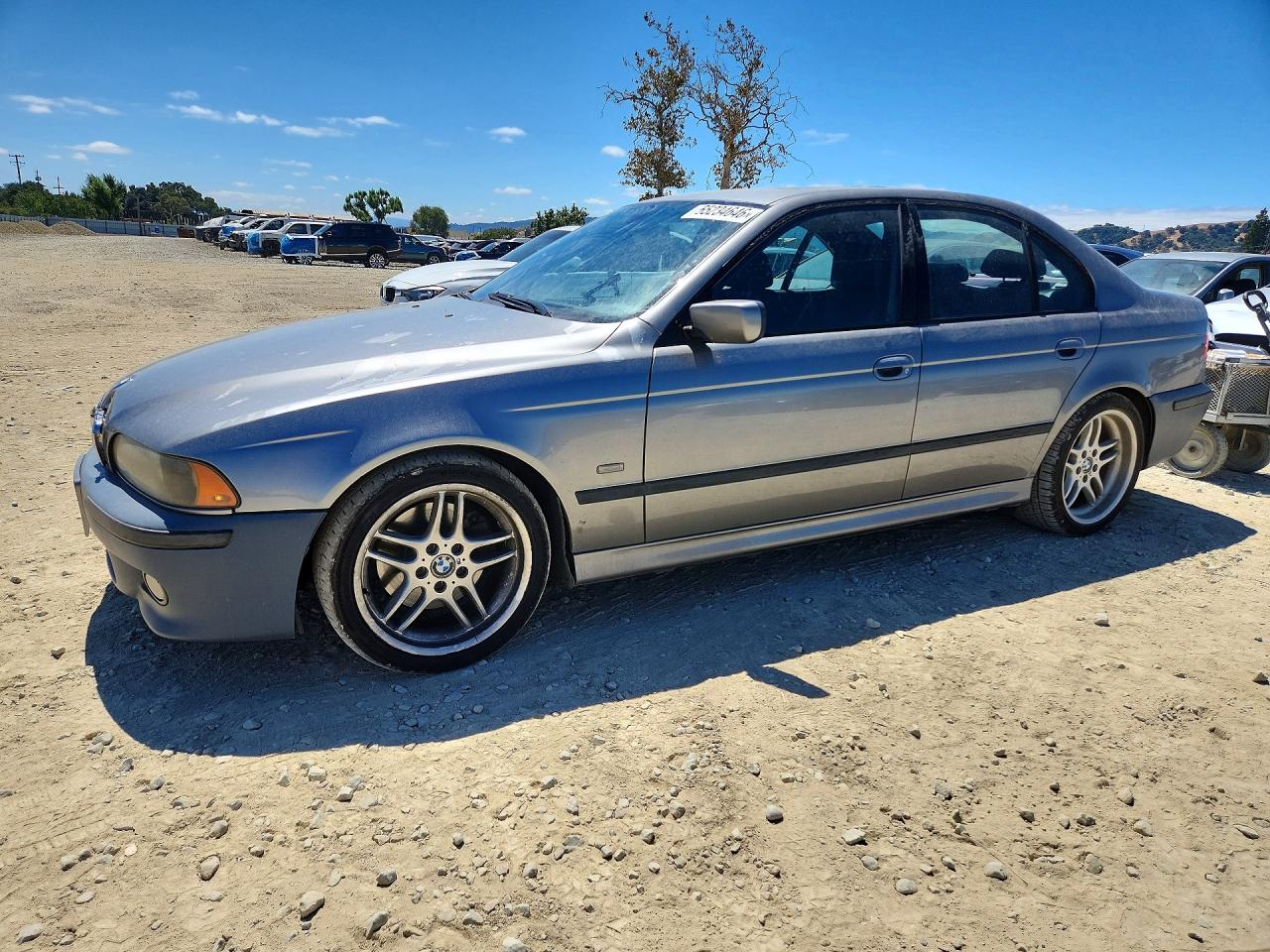 2003 Bmw 540 I Automatic Gray vin: WBADN63443GS56591