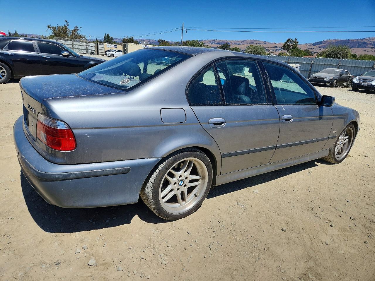 2003 Bmw 540 I Automatic Gray vin: WBADN63443GS56591