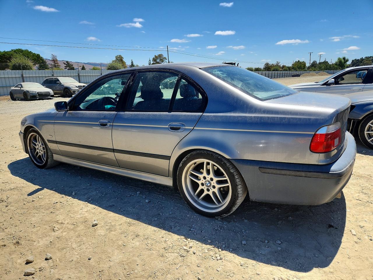 2003 Bmw 540 I Automatic Gray vin: WBADN63443GS56591