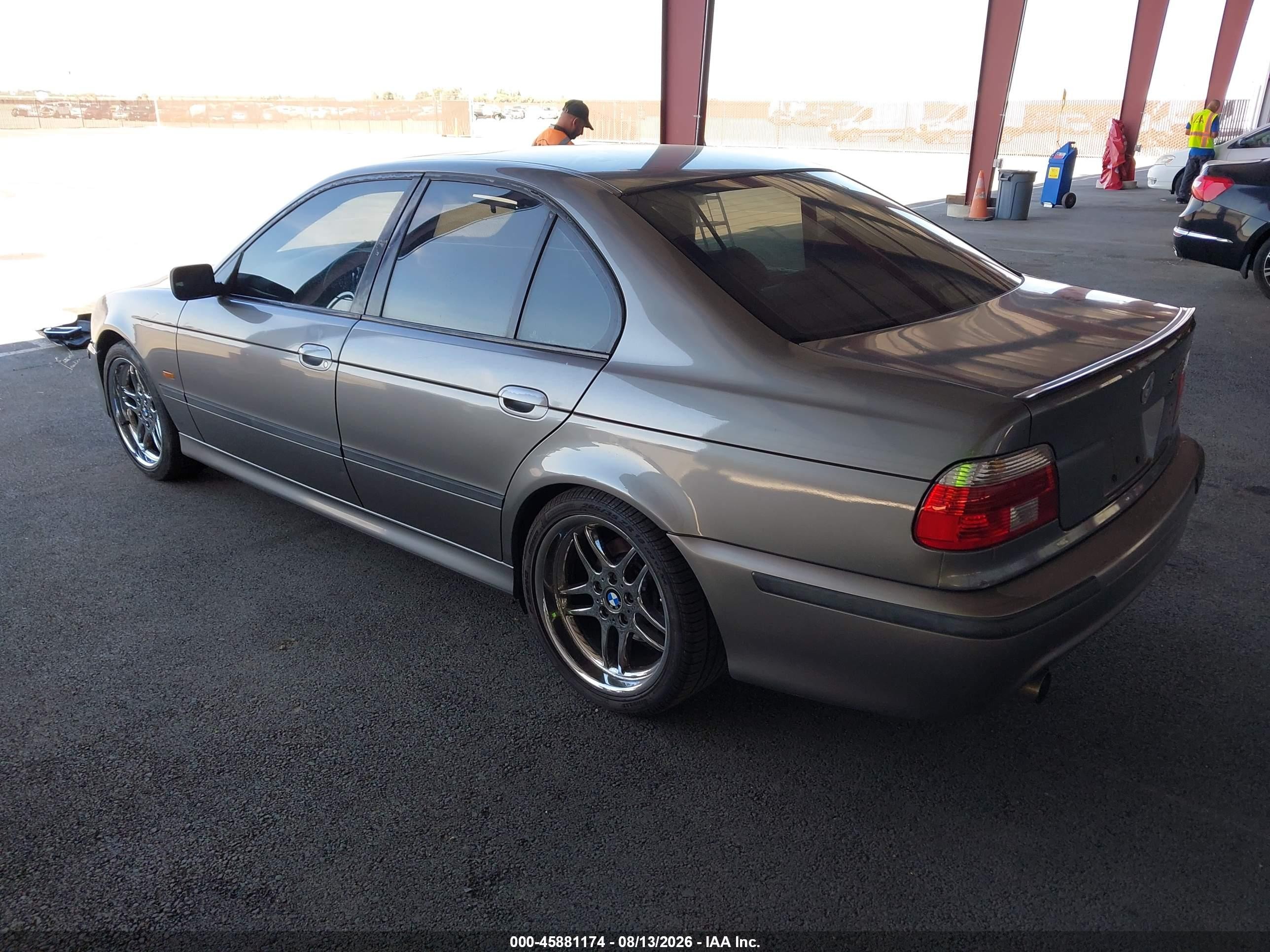 2003 Bmw 540ia Gray vin: WBADN63473GN89853