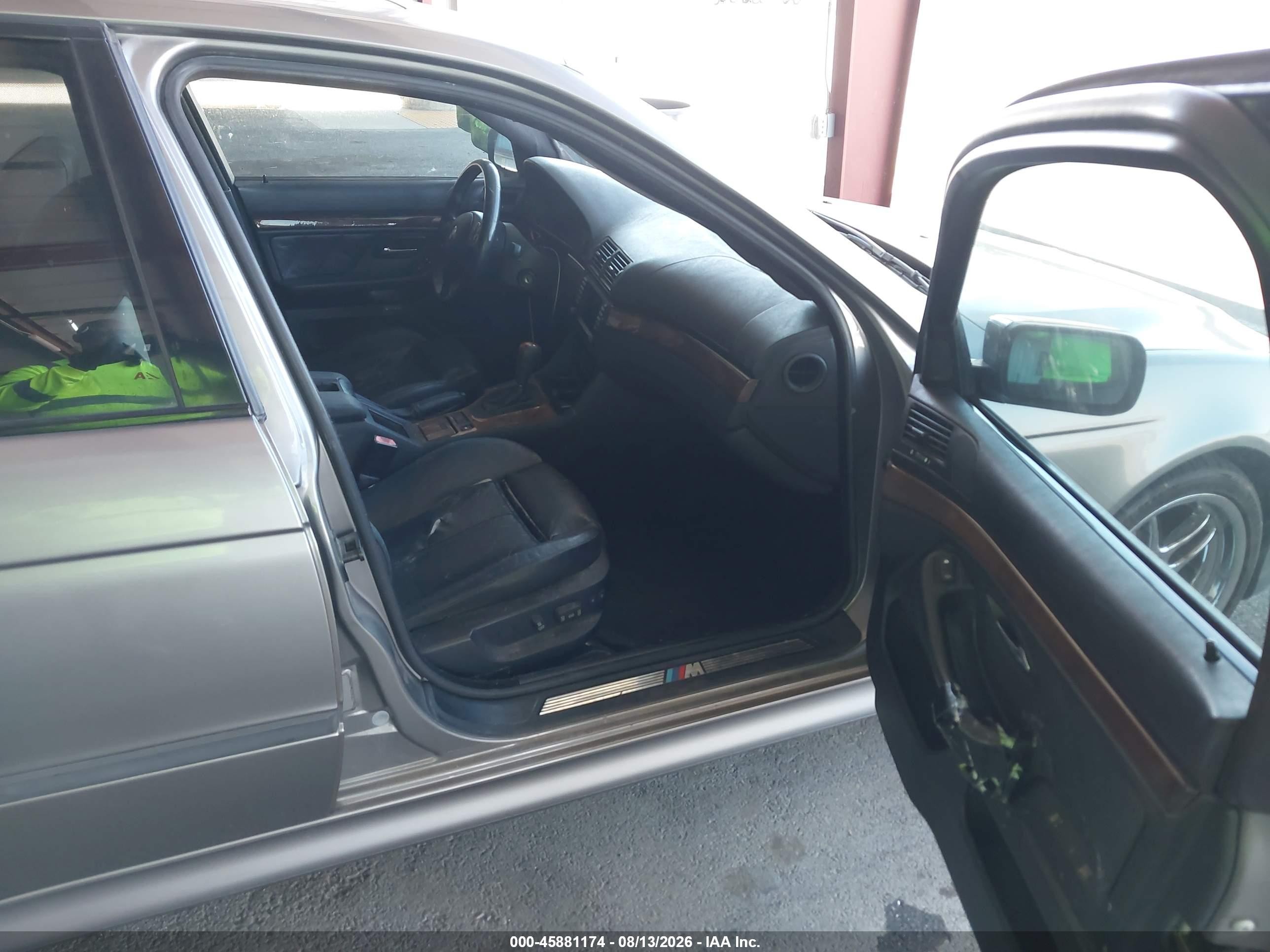 2003 Bmw 540ia Gray vin: WBADN63473GN89853