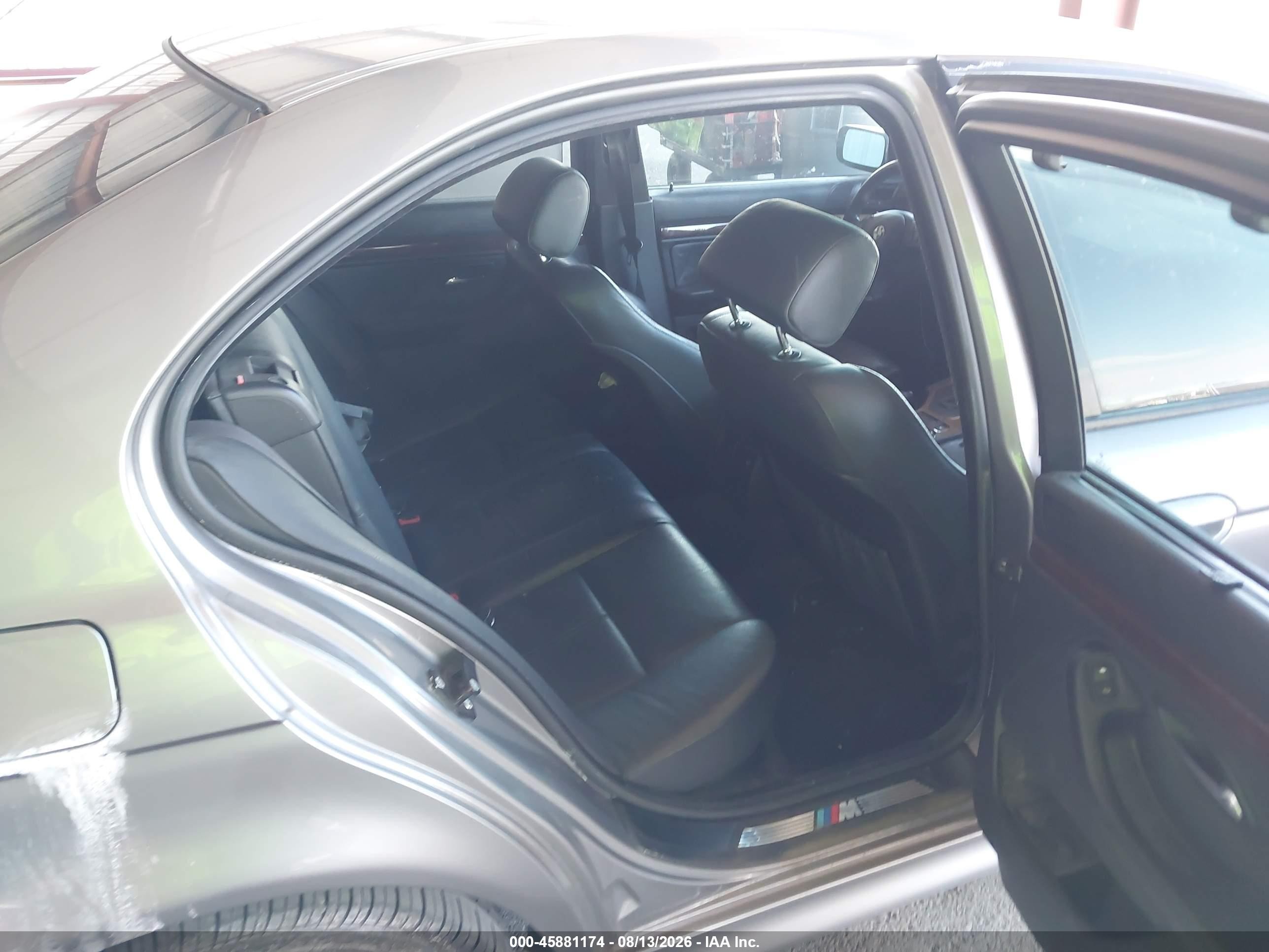 2003 Bmw 540ia Gray vin: WBADN63473GN89853