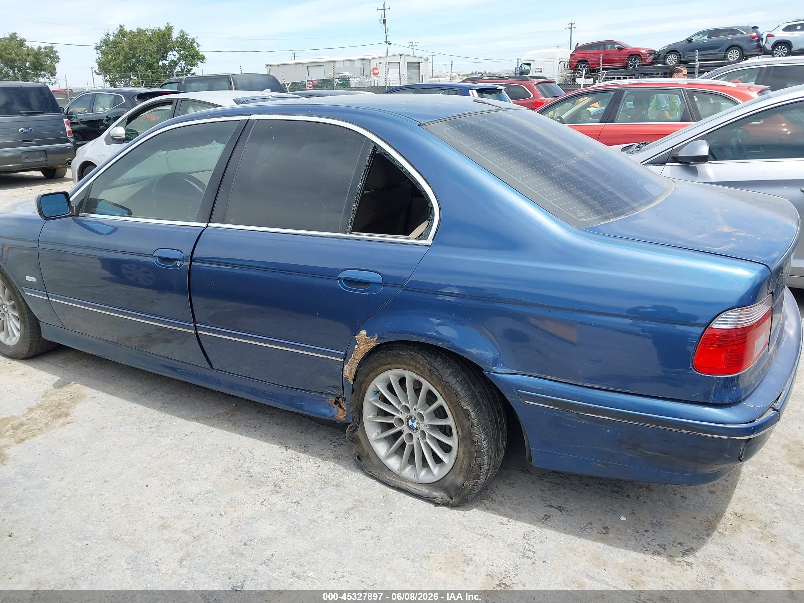 2002 Bmw 540ia   Light Blue vin: WBADN63482GN85244