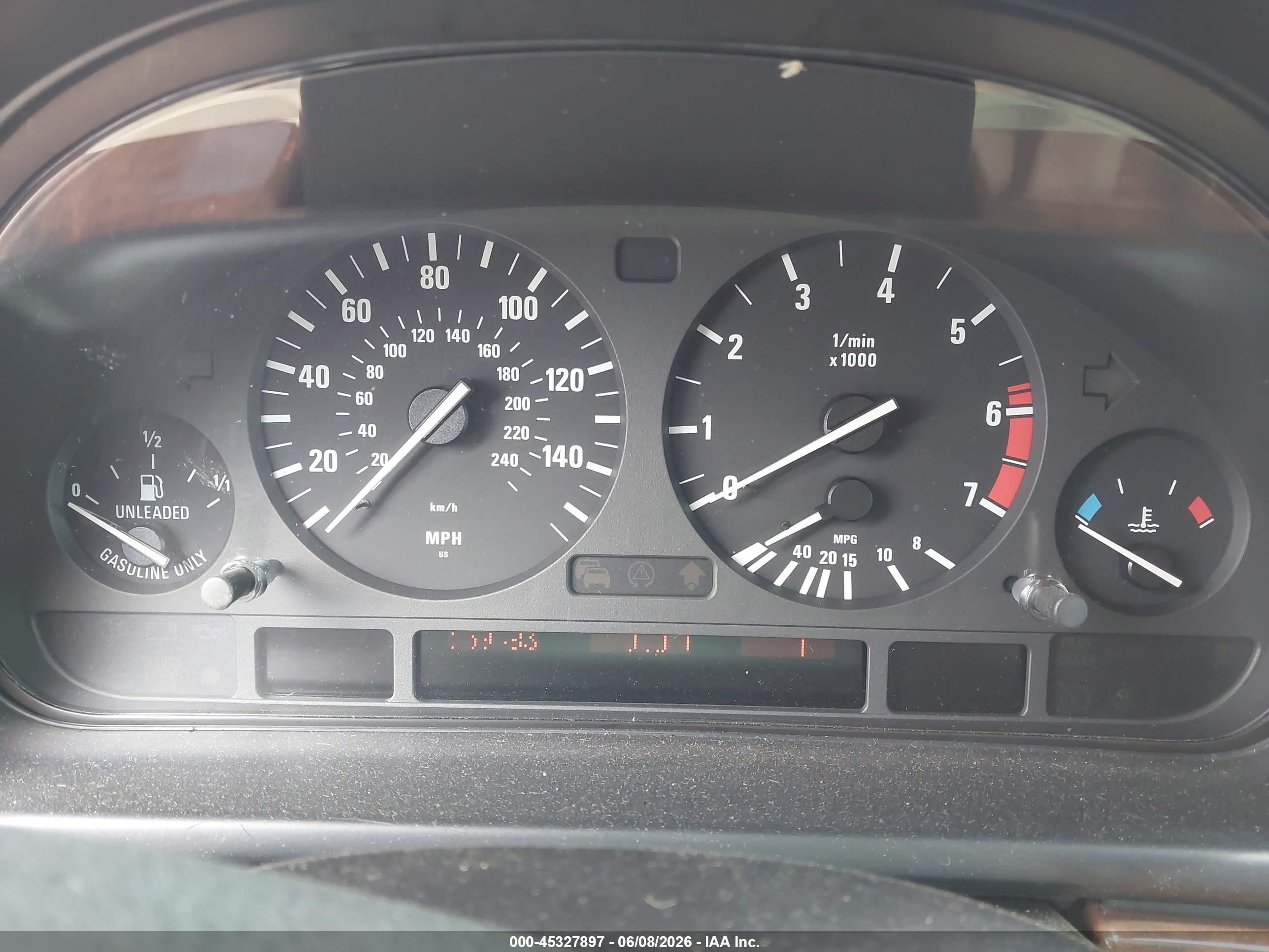 2002 Bmw 540ia   Light Blue vin: WBADN63482GN85244