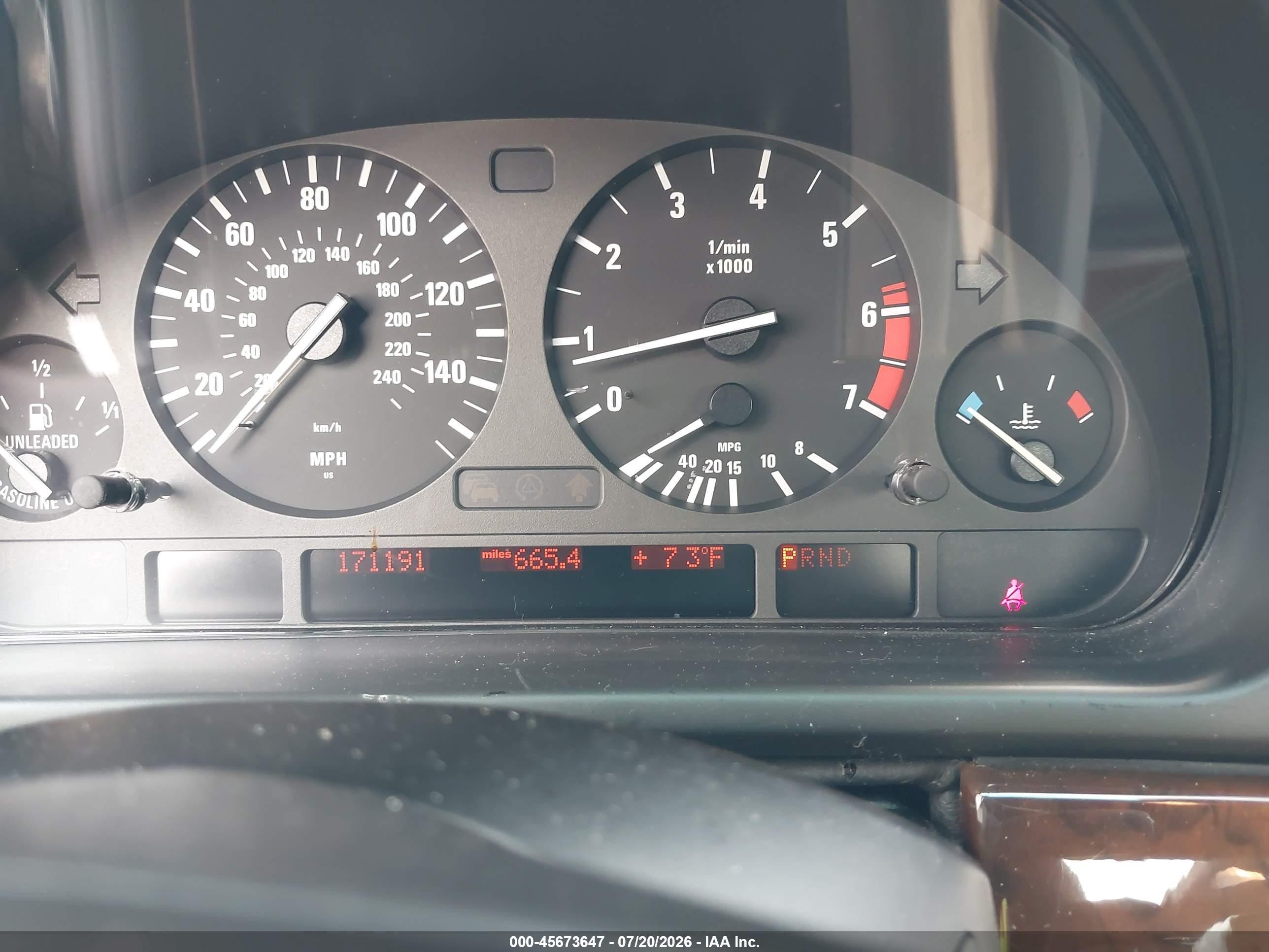 2003 Bmw 5 Series 540ia Gray vin: WBADN63493GS56909