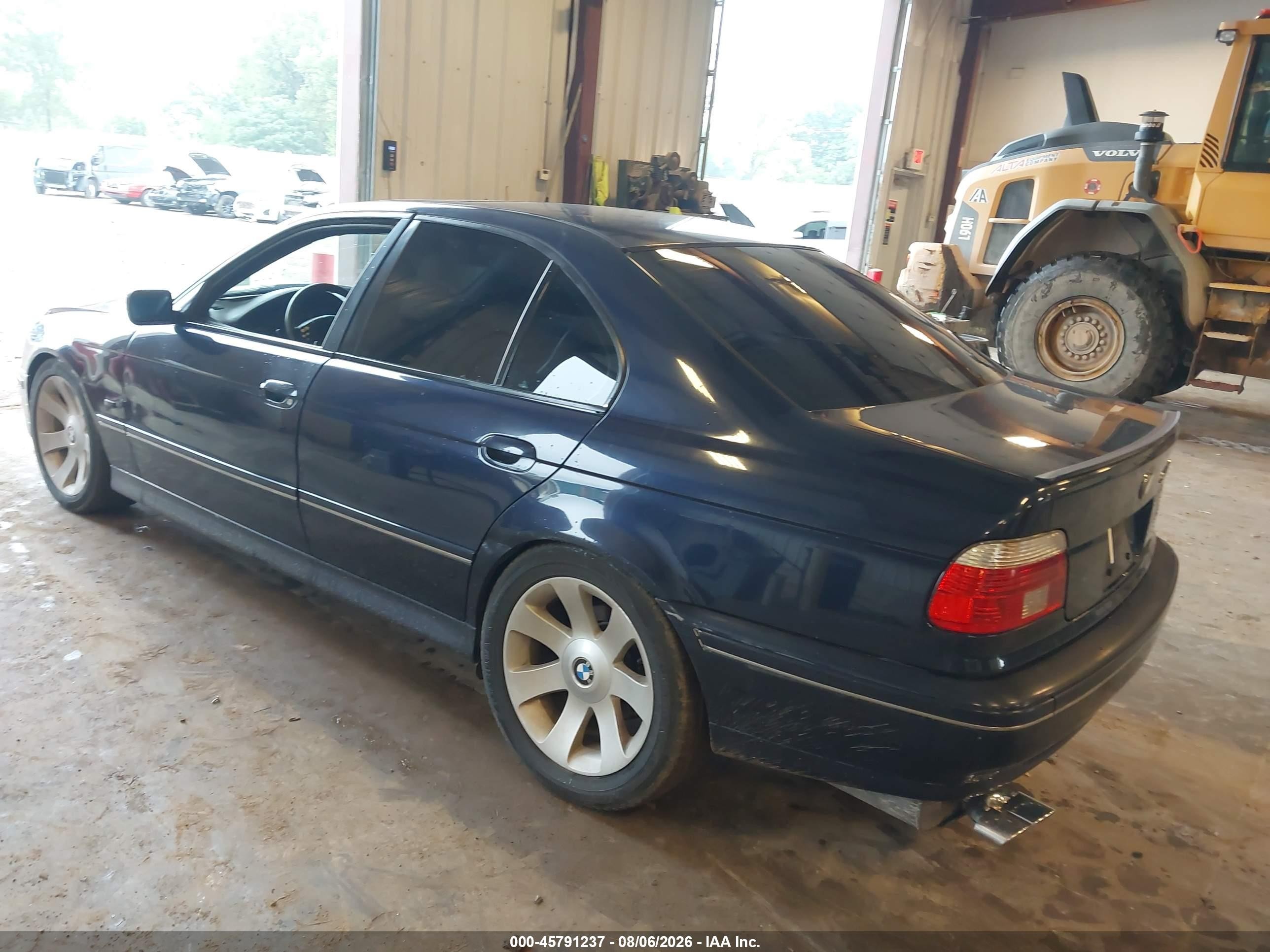 2001 Bmw 540ia Синий vin: WBADN634X1GM72149