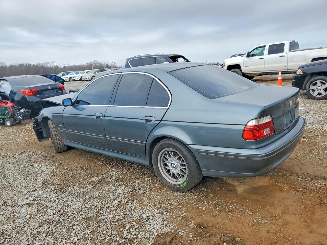 2003 Bmw 540 I Automatic Gray vin: WBADN634X3GN88129