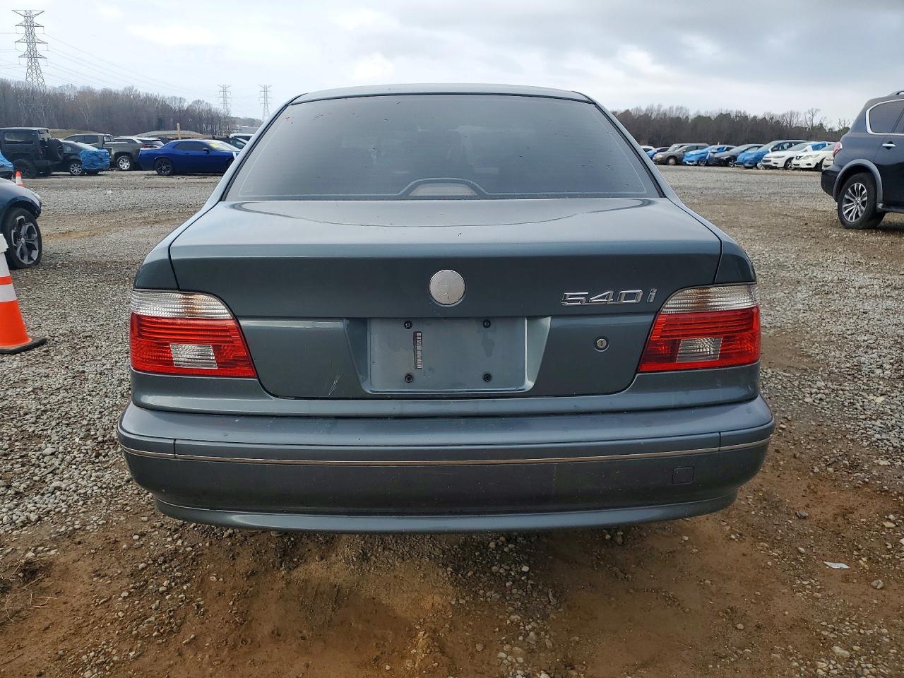 2003 Bmw 540 I Automatic Gray vin: WBADN634X3GN88129