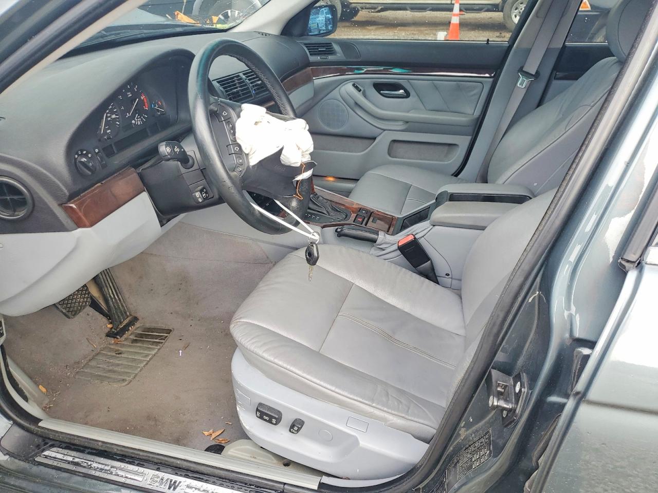 2003 Bmw 540 I Automatic Gray vin: WBADN634X3GN88129