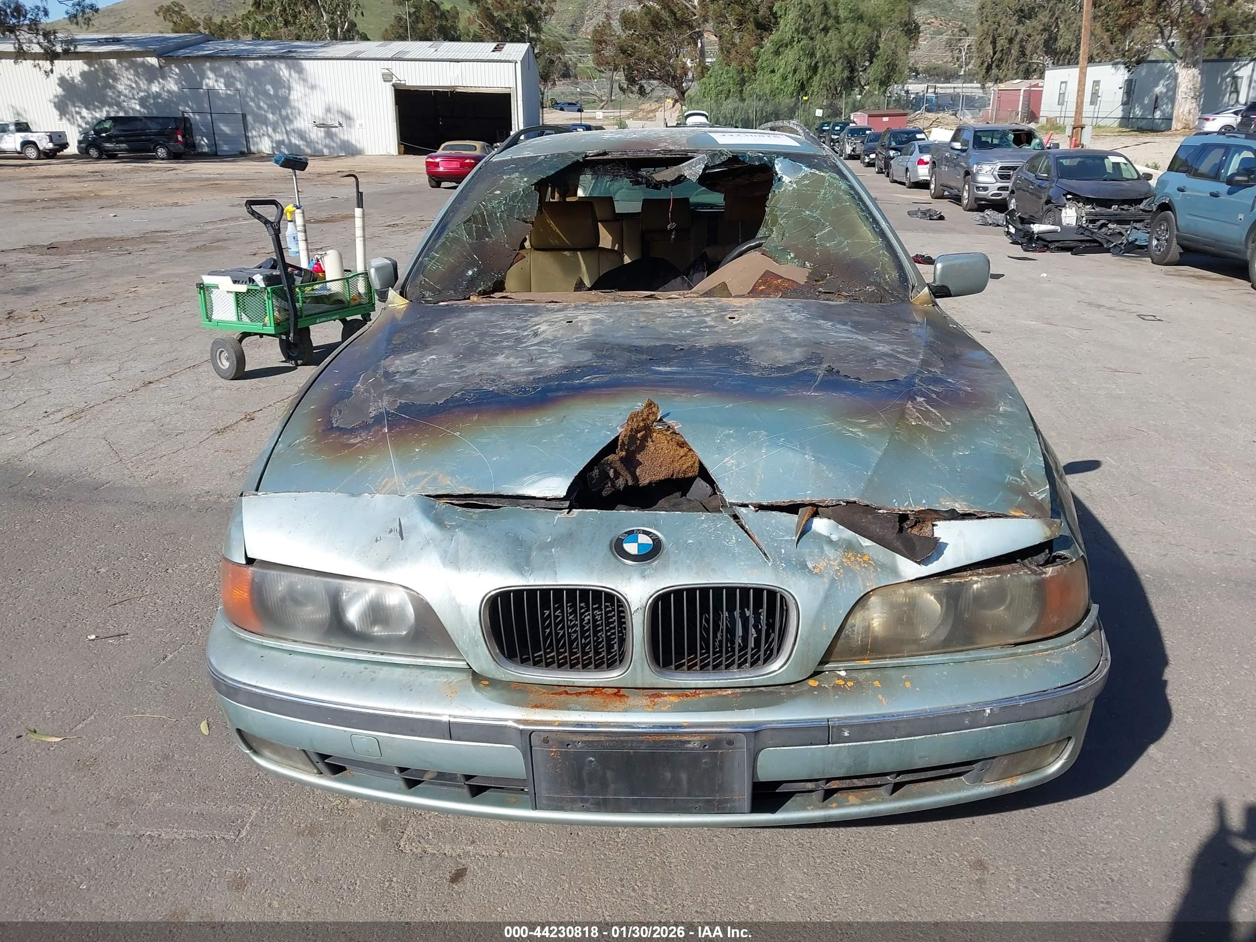1999 Bmw 528ia Sport Light Blue vin: WBADP6334XBV61240