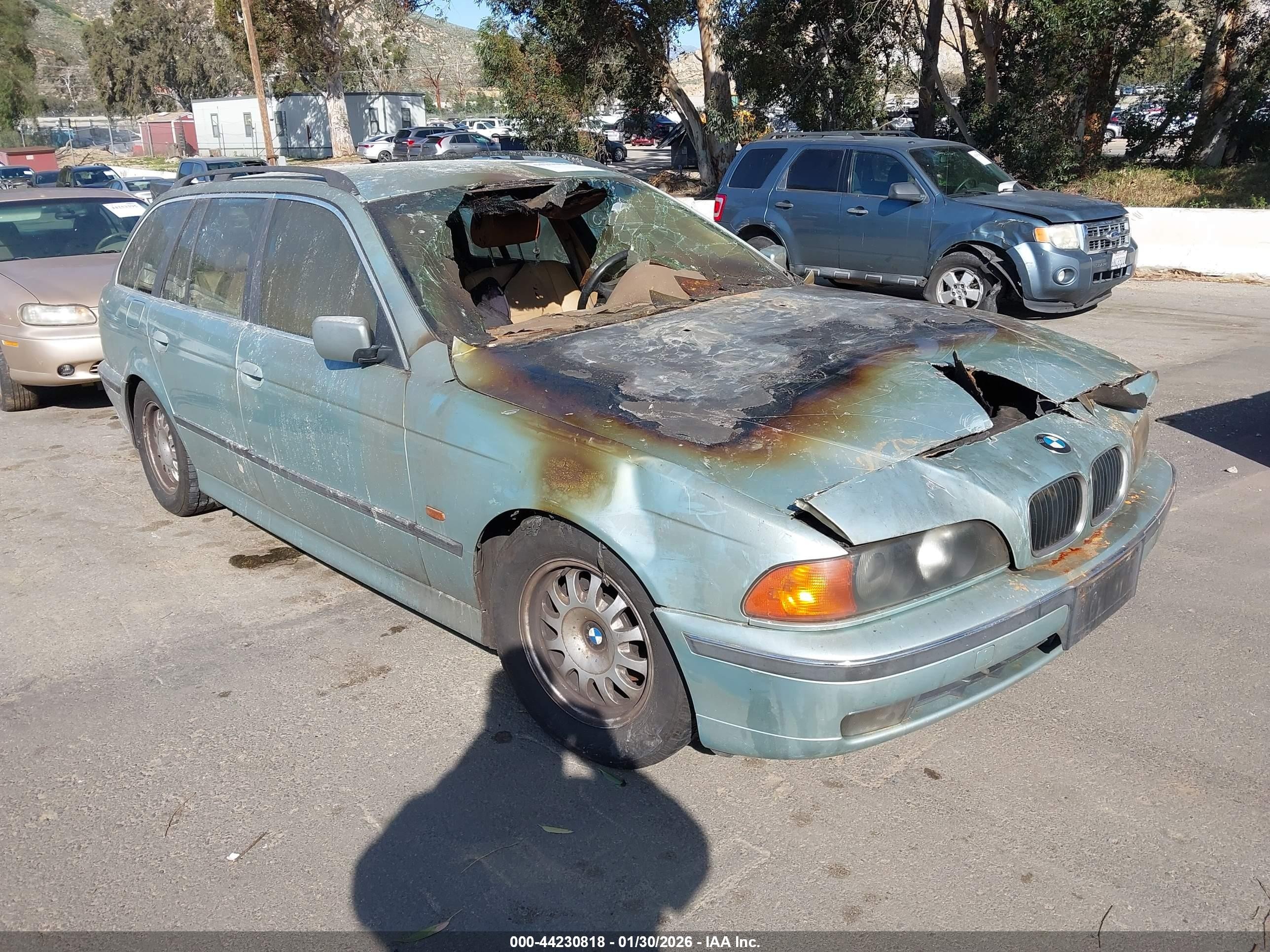 1999 Bmw 528ia Sport Light Blue vin: WBADP6334XBV61240
