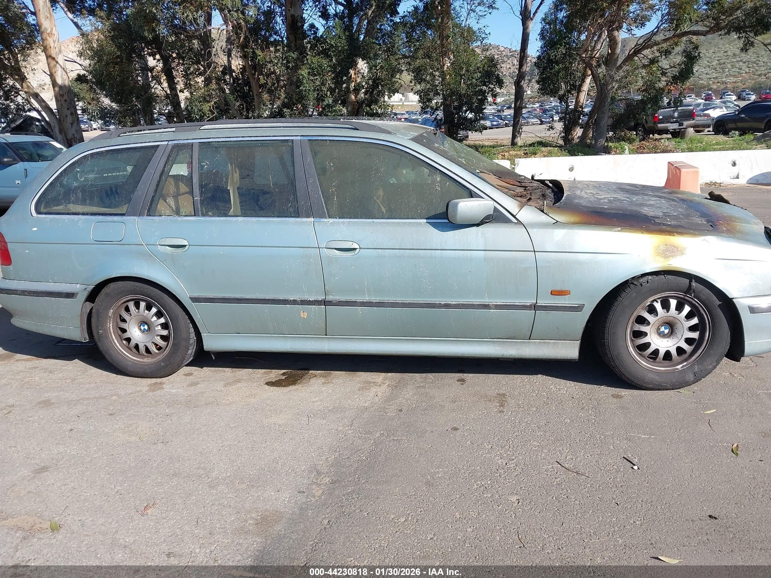 1999 Bmw 528ia Sport Light Blue vin: WBADP6334XBV61240