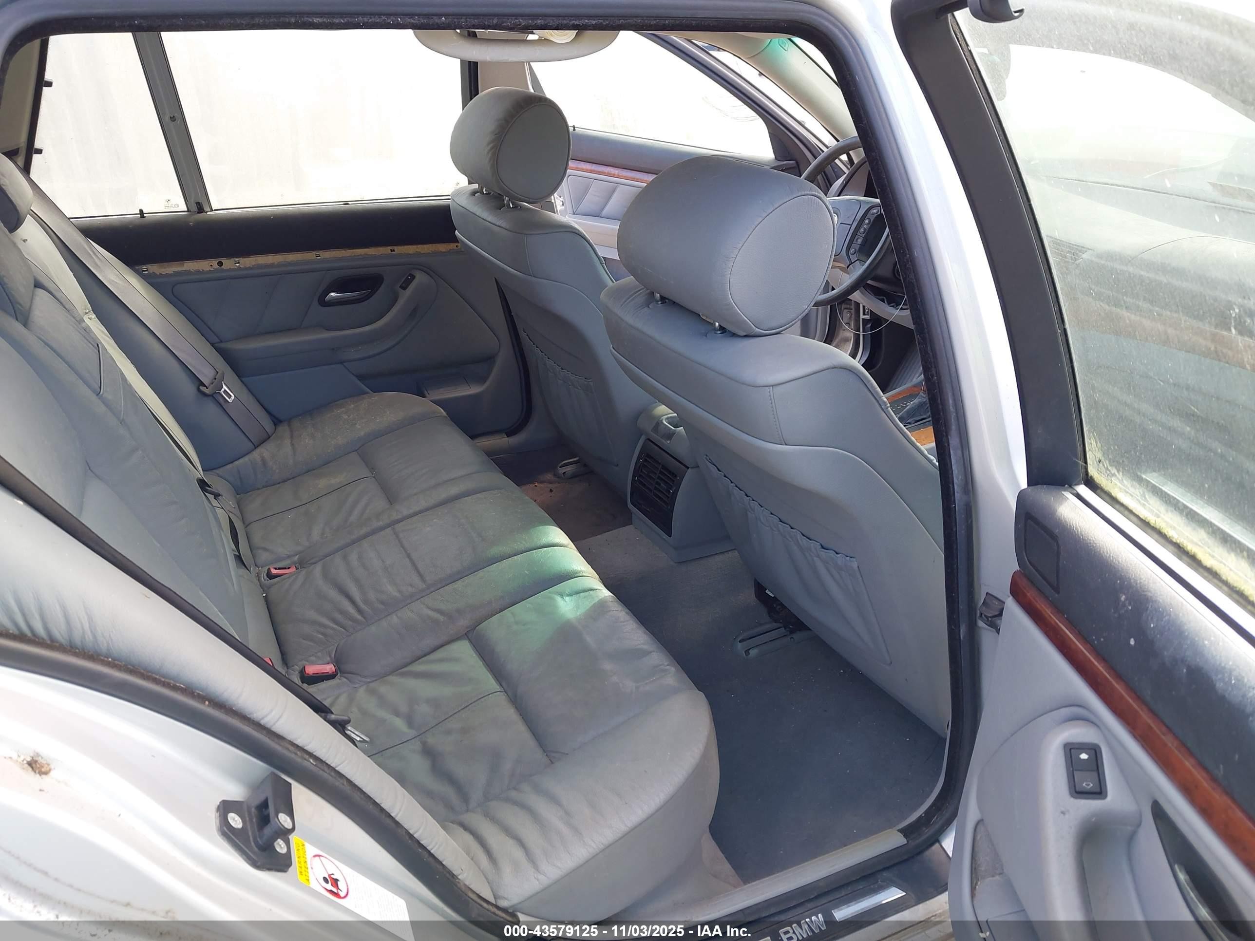 1999 Bmw 528ia Sport Серебряный vin: WBADP6337XBV60499