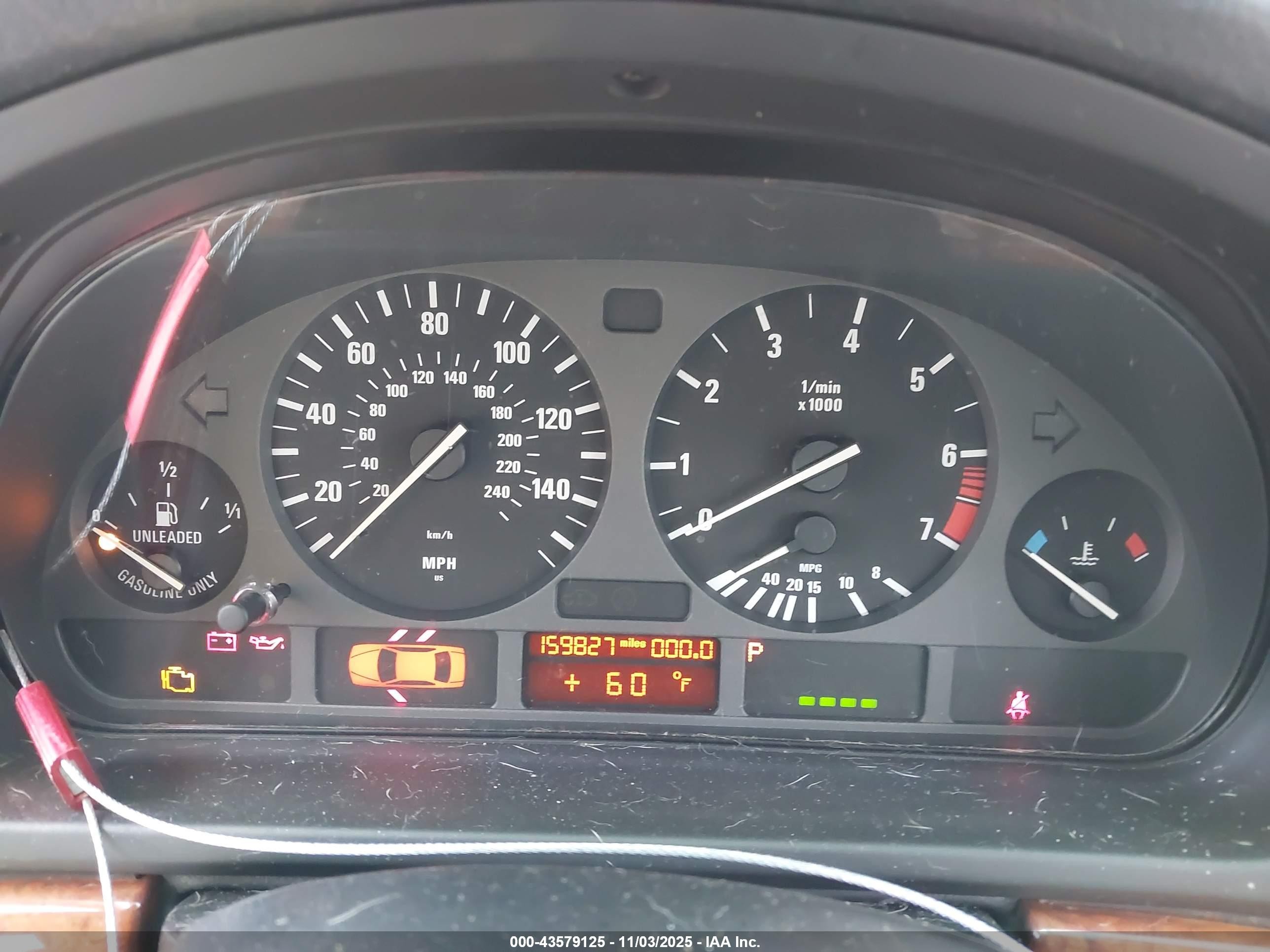 1999 Bmw 528ia Sport Серебряный vin: WBADP6337XBV60499