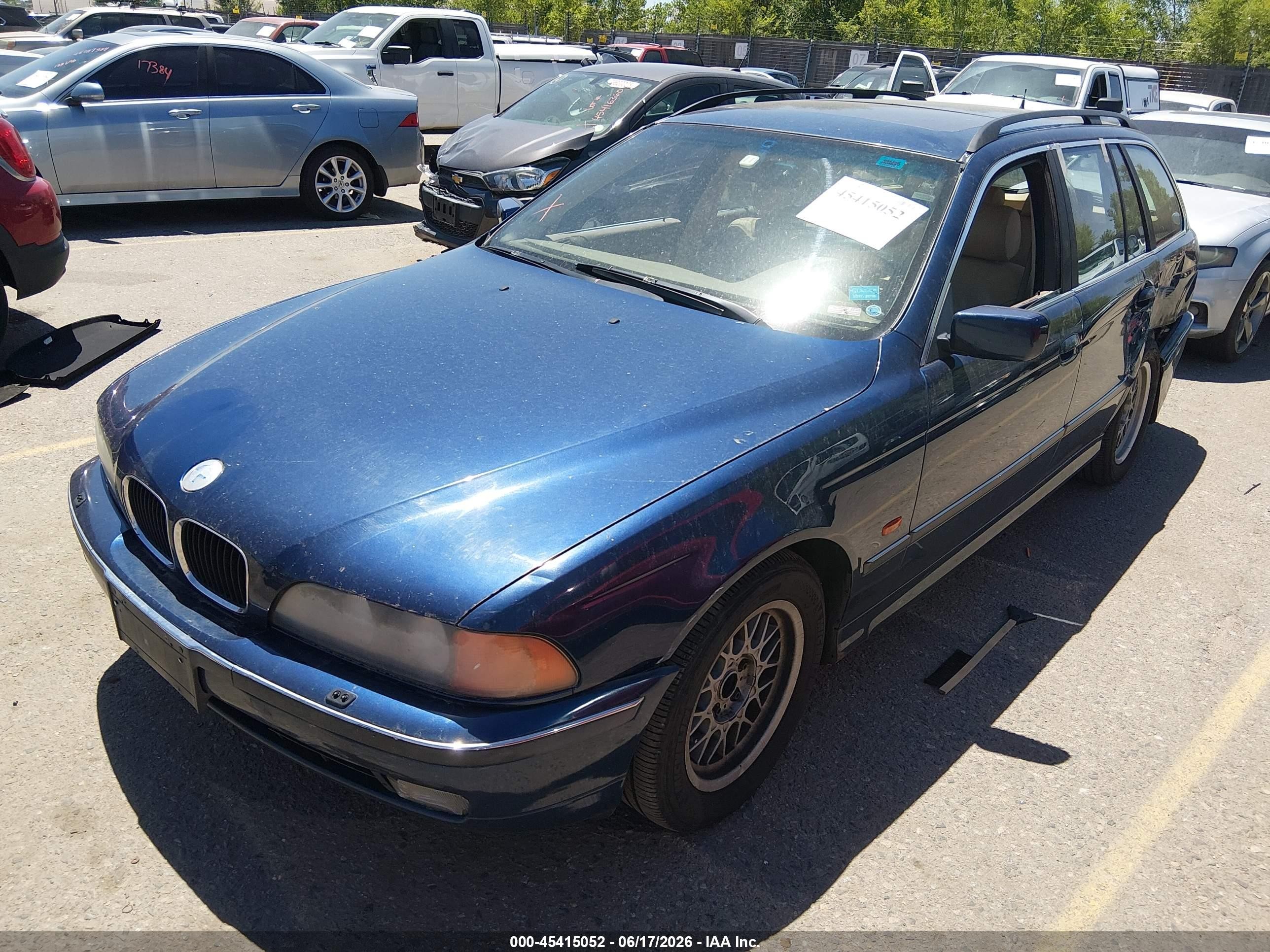 1999 Bmw 528ia Sport Blue vin: WBADP6339XBV60892