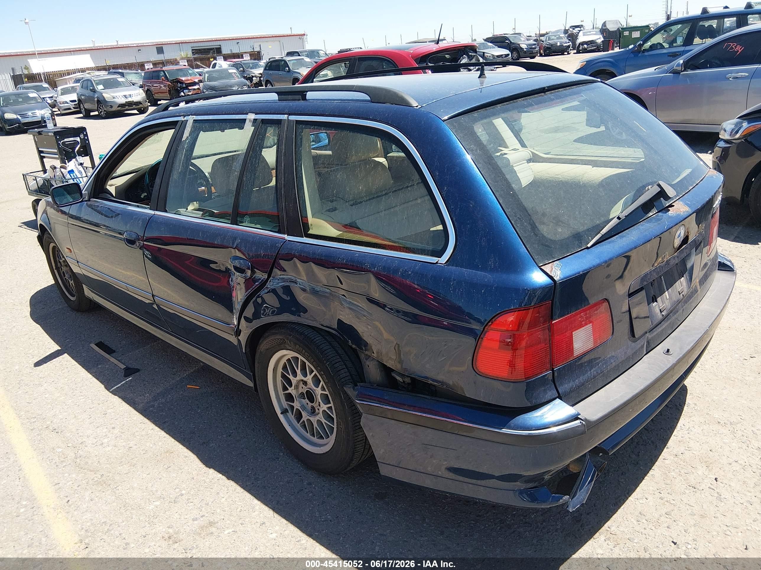 1999 Bmw 528ia Sport Blue vin: WBADP6339XBV60892