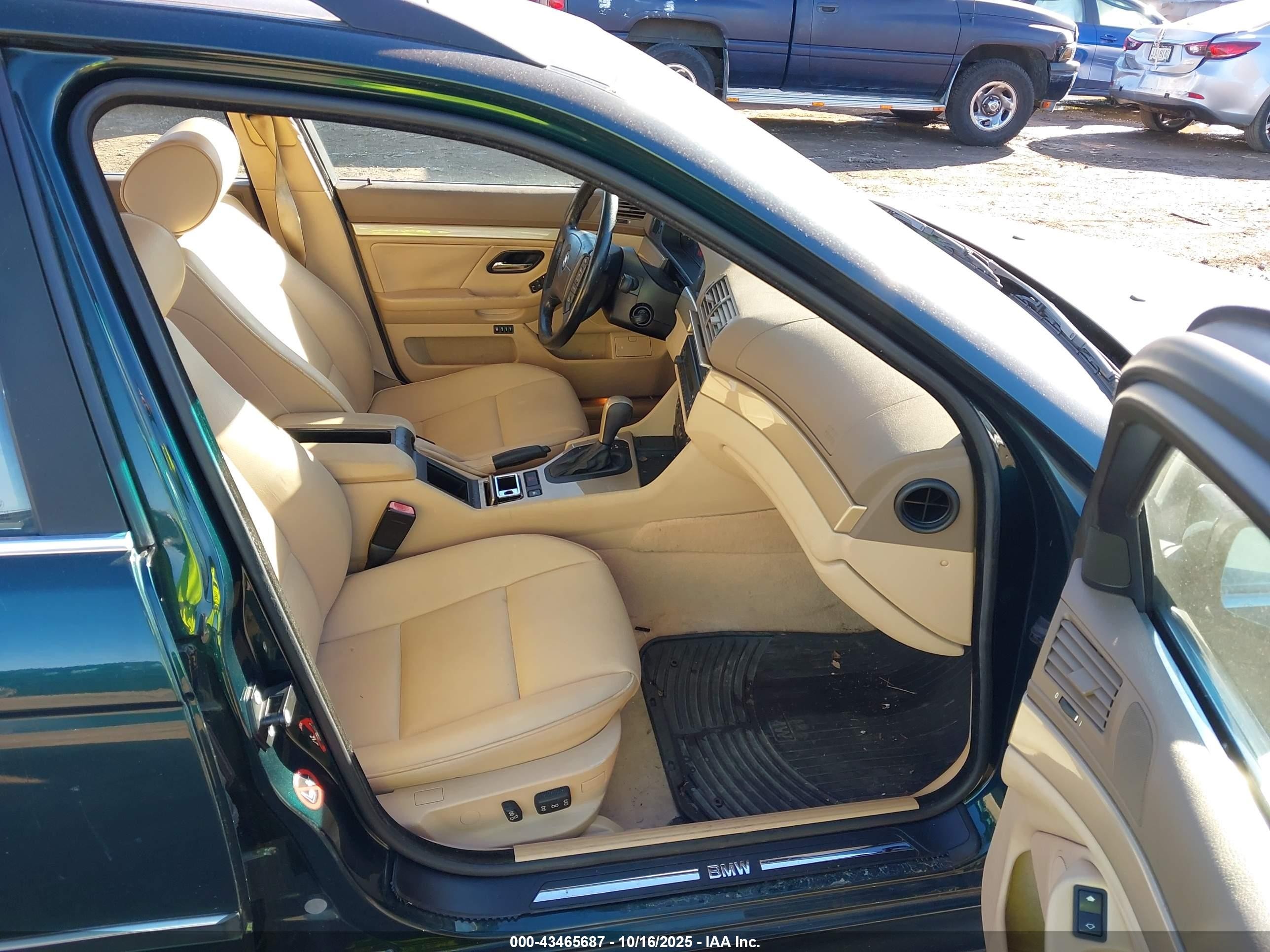 2000 Bmw 528ia Sport Green vin: WBADP6344YBV63855