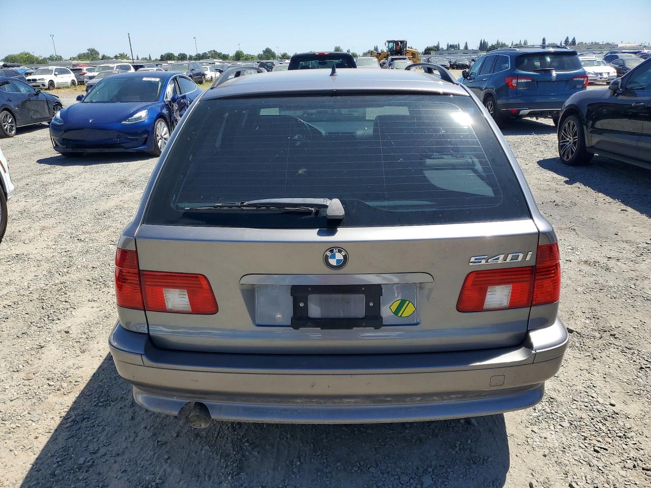 2002 Bmw 540 It Automatic Gray vin: WBADR63482GN92151