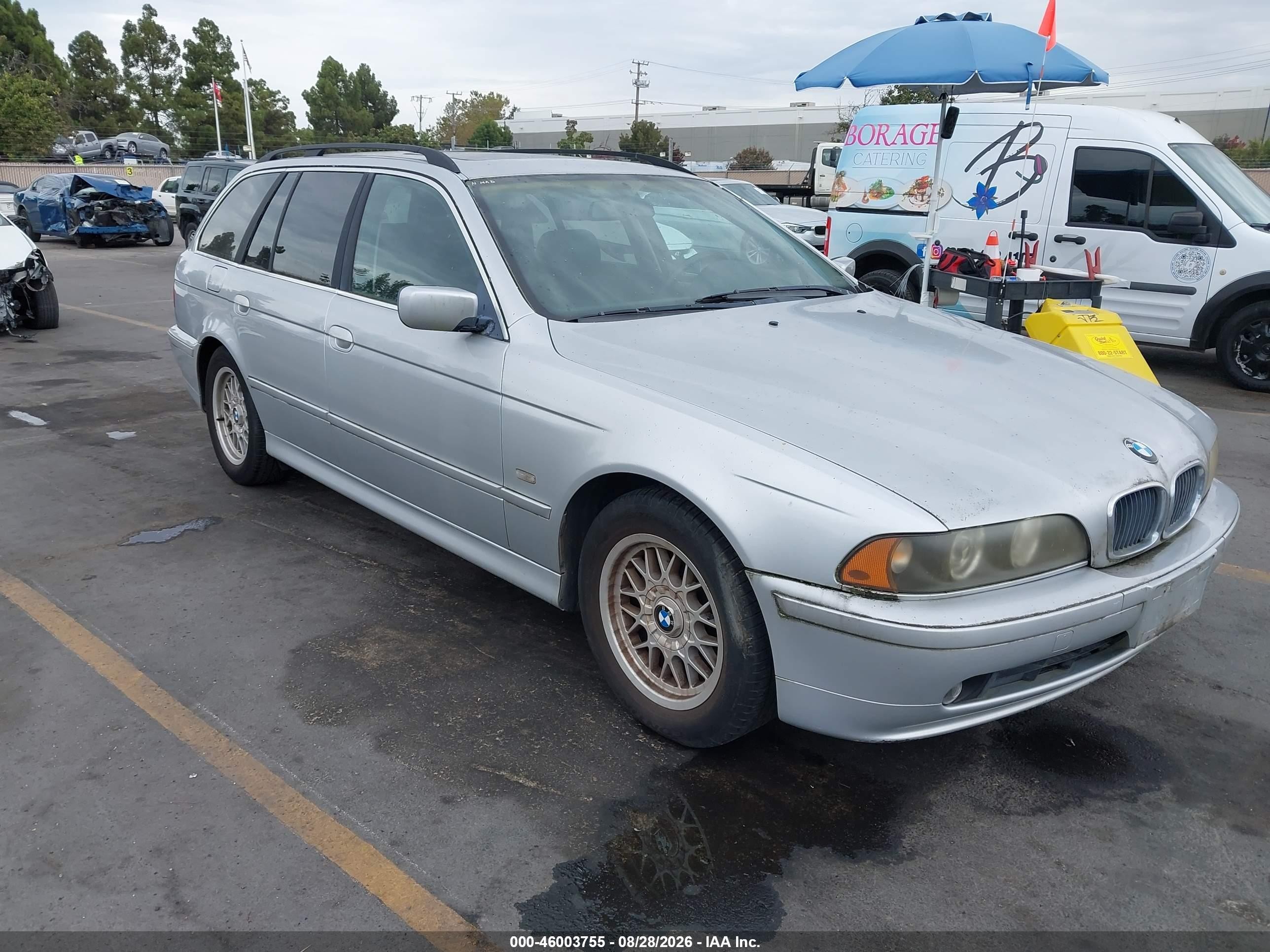 2001 Bmw 525ia   Серебряный vin: WBADS43401GD85697