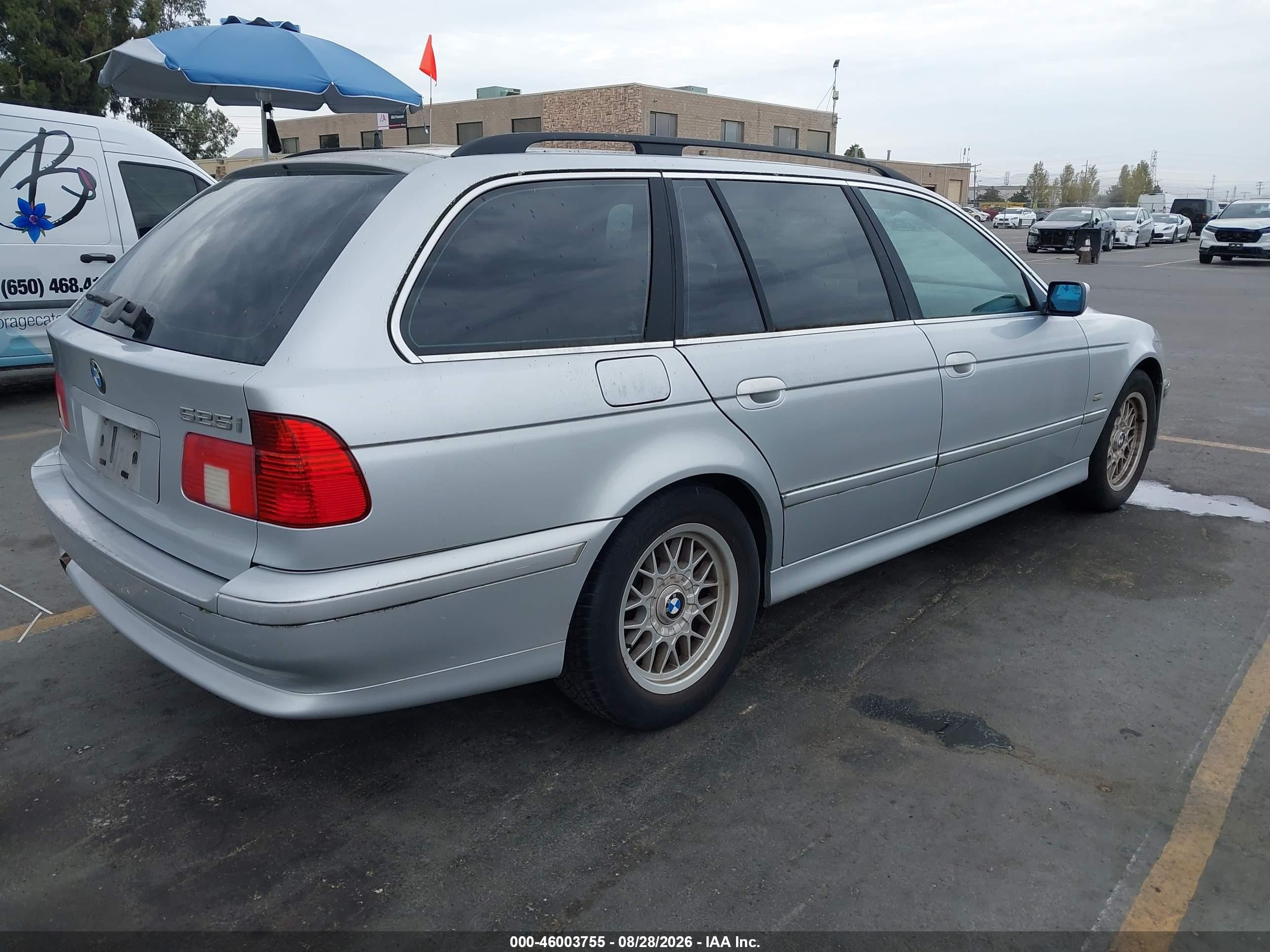 2001 Bmw 525ia   Silver vin: WBADS43401GD85697