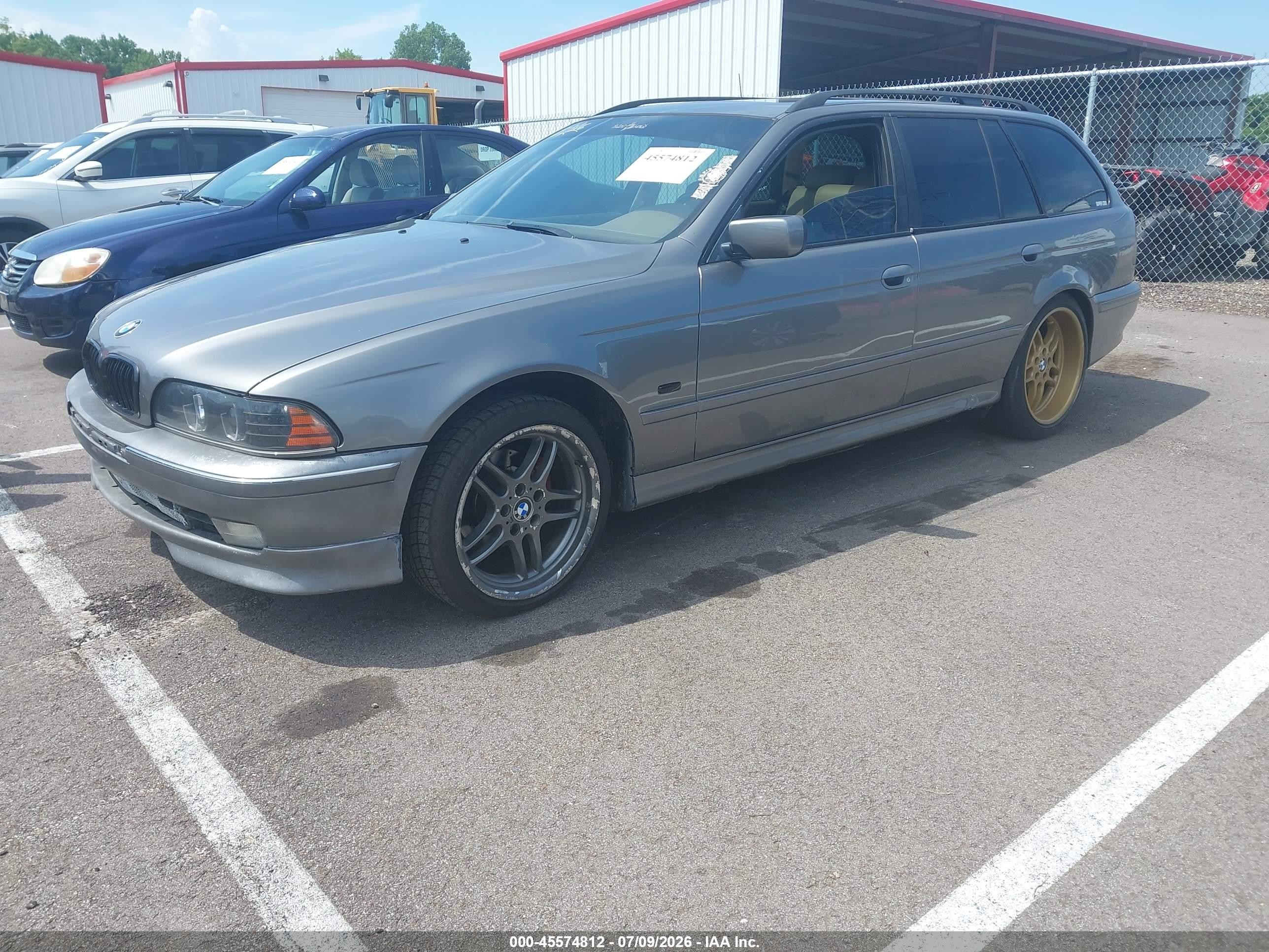 2002 Bmw 5 Series 525ita Gray vin: WBADS43402GD86351