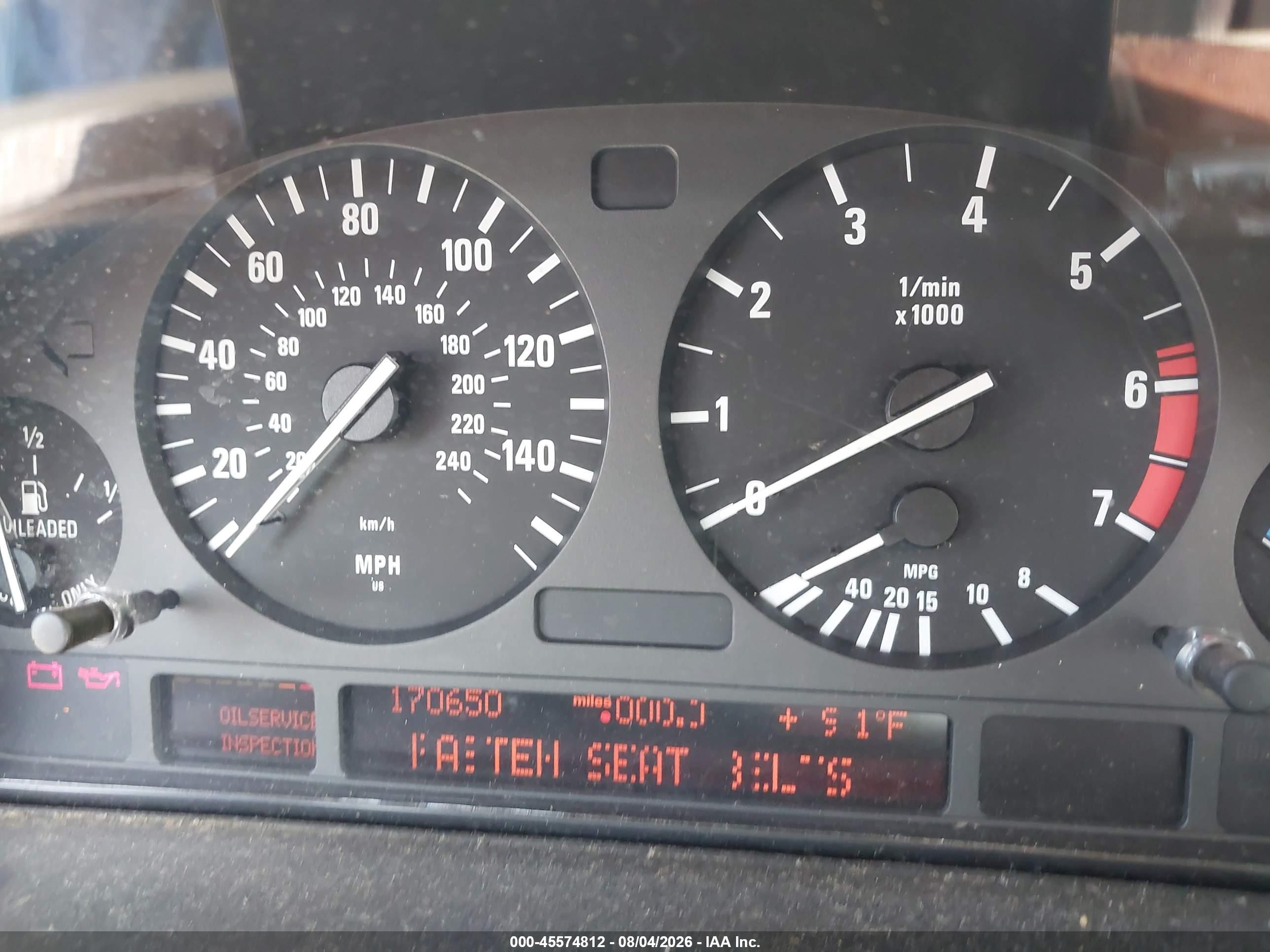 2002 Bmw 5 Series 525ita Gray vin: WBADS43402GD86351