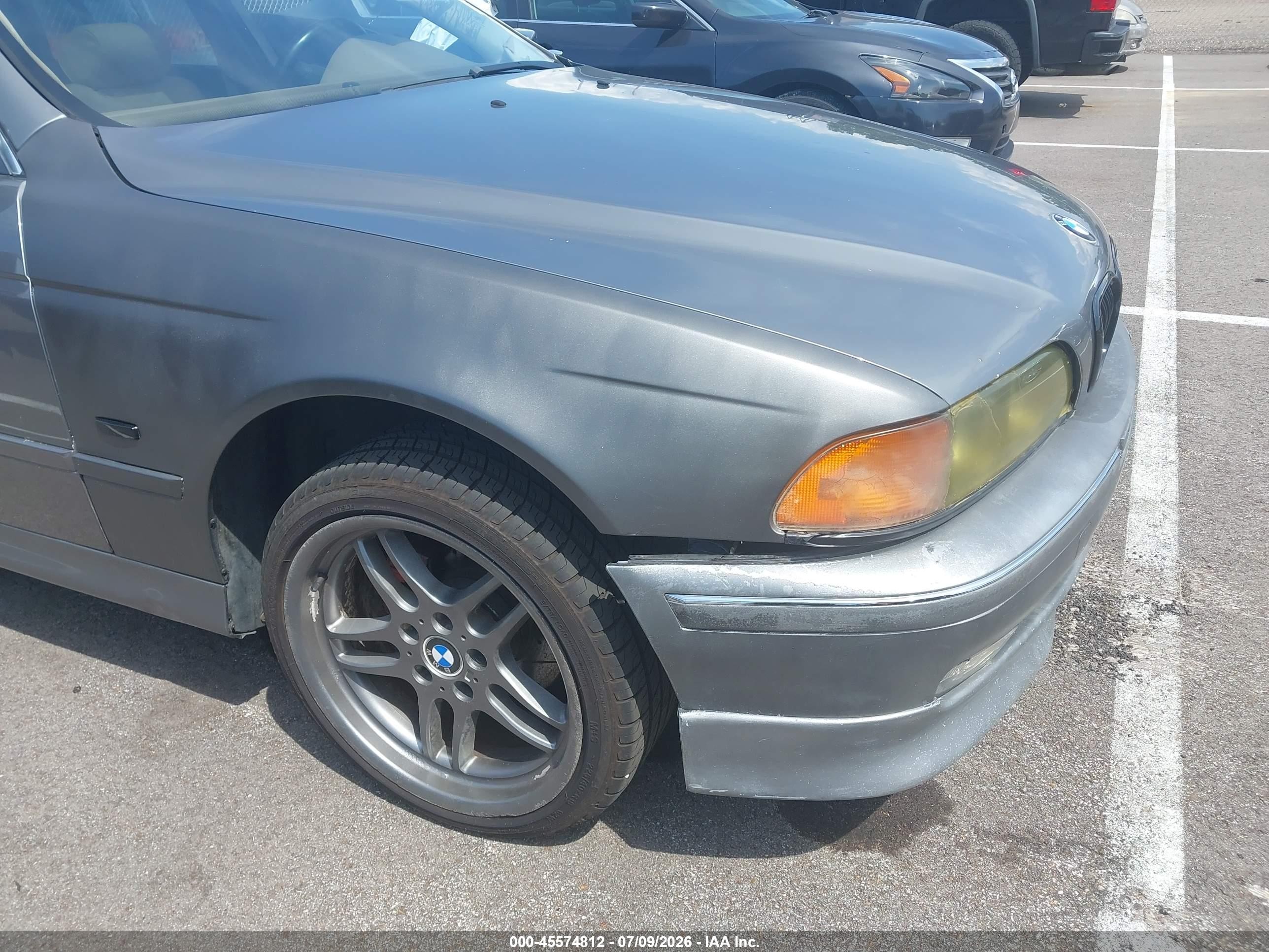 2002 Bmw 5 Series 525ita Gray vin: WBADS43402GD86351