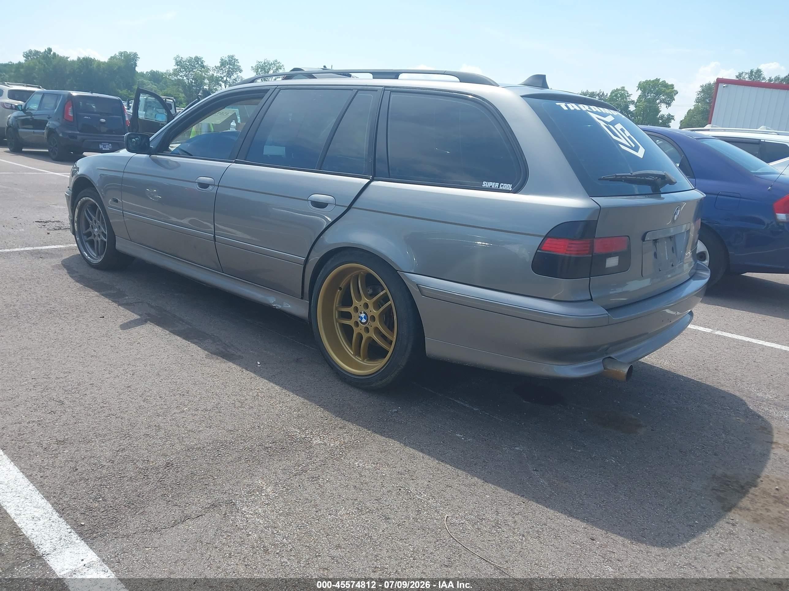 2002 Bmw 5 Series 525ita Gray vin: WBADS43402GD86351