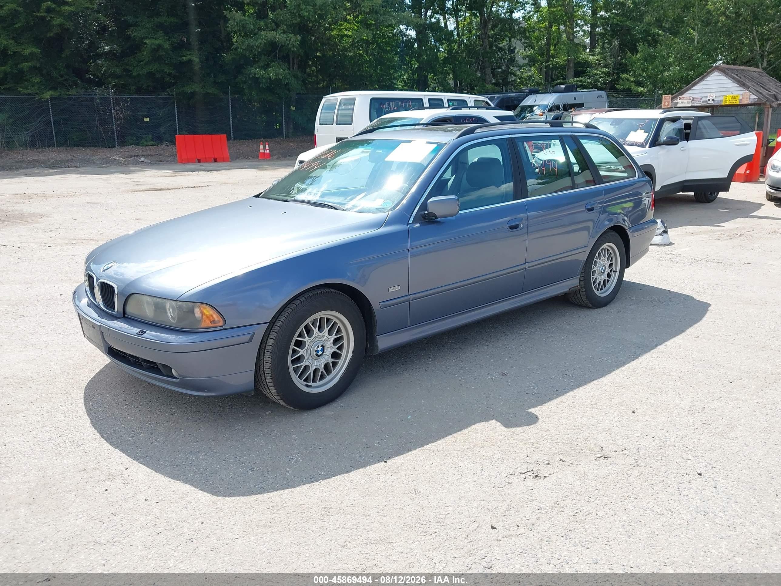 2001 Bmw 525ia   Синий vin: WBADS43421GD85121