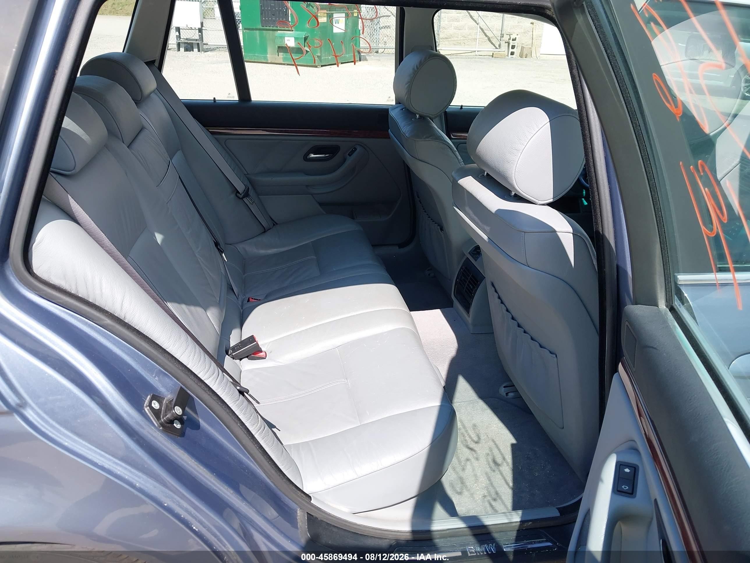 2001 Bmw 525ia   Синий vin: WBADS43421GD85121
